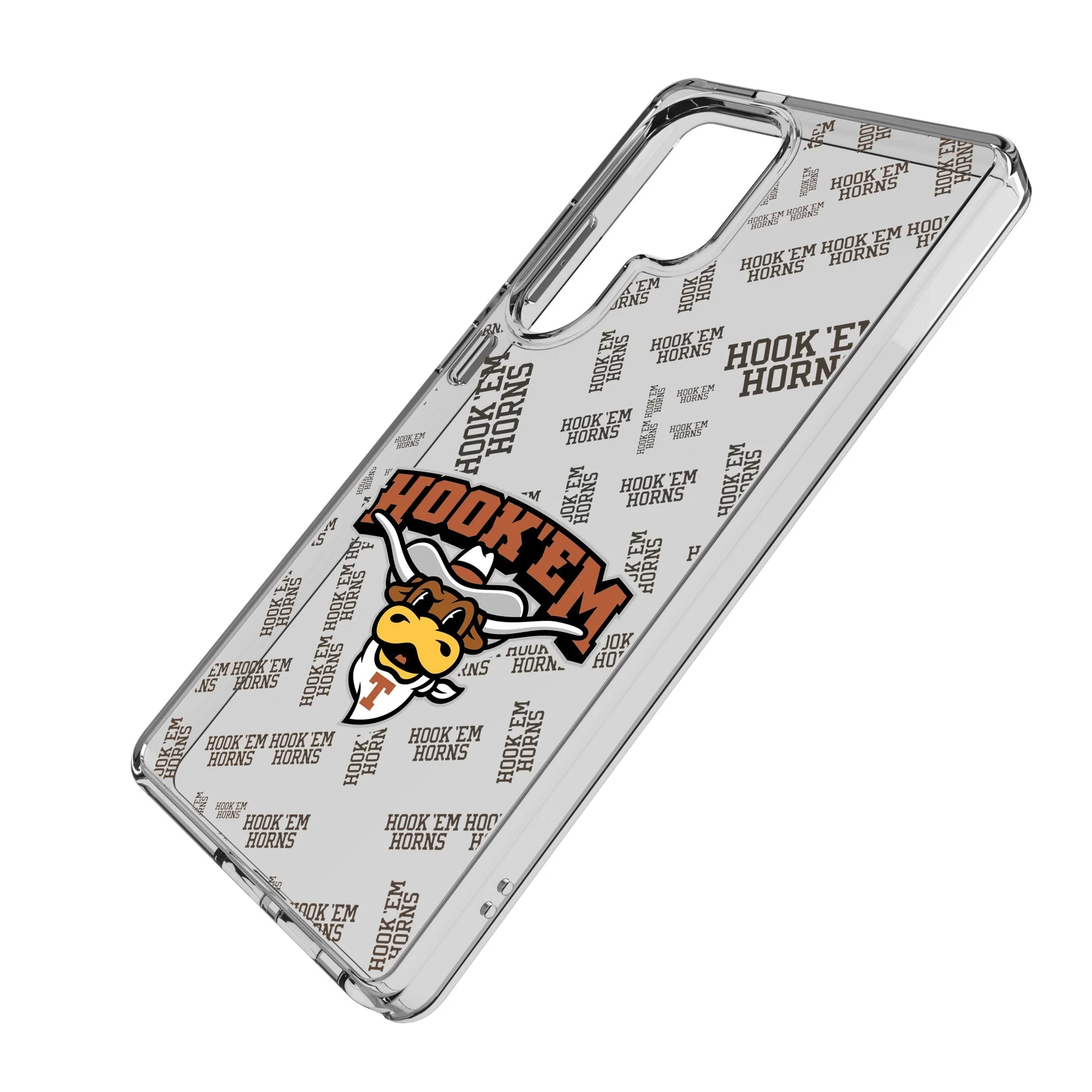 University of Texas Longhorns Quadtile Clear Phone Case for Samsung Galaxy - Image 2