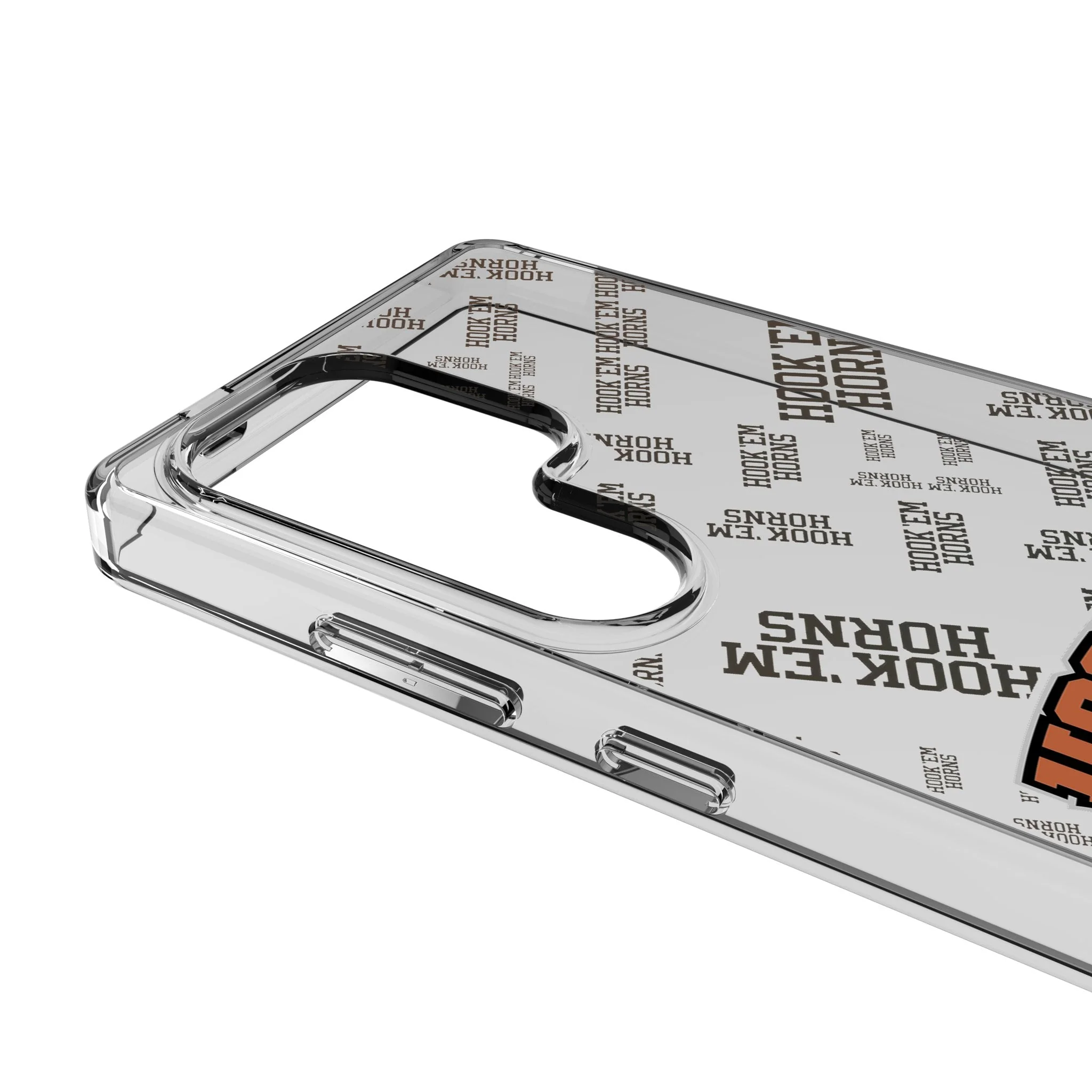 University of Texas Longhorns Quadtile Clear Phone Case for Samsung Galaxy - Image 3