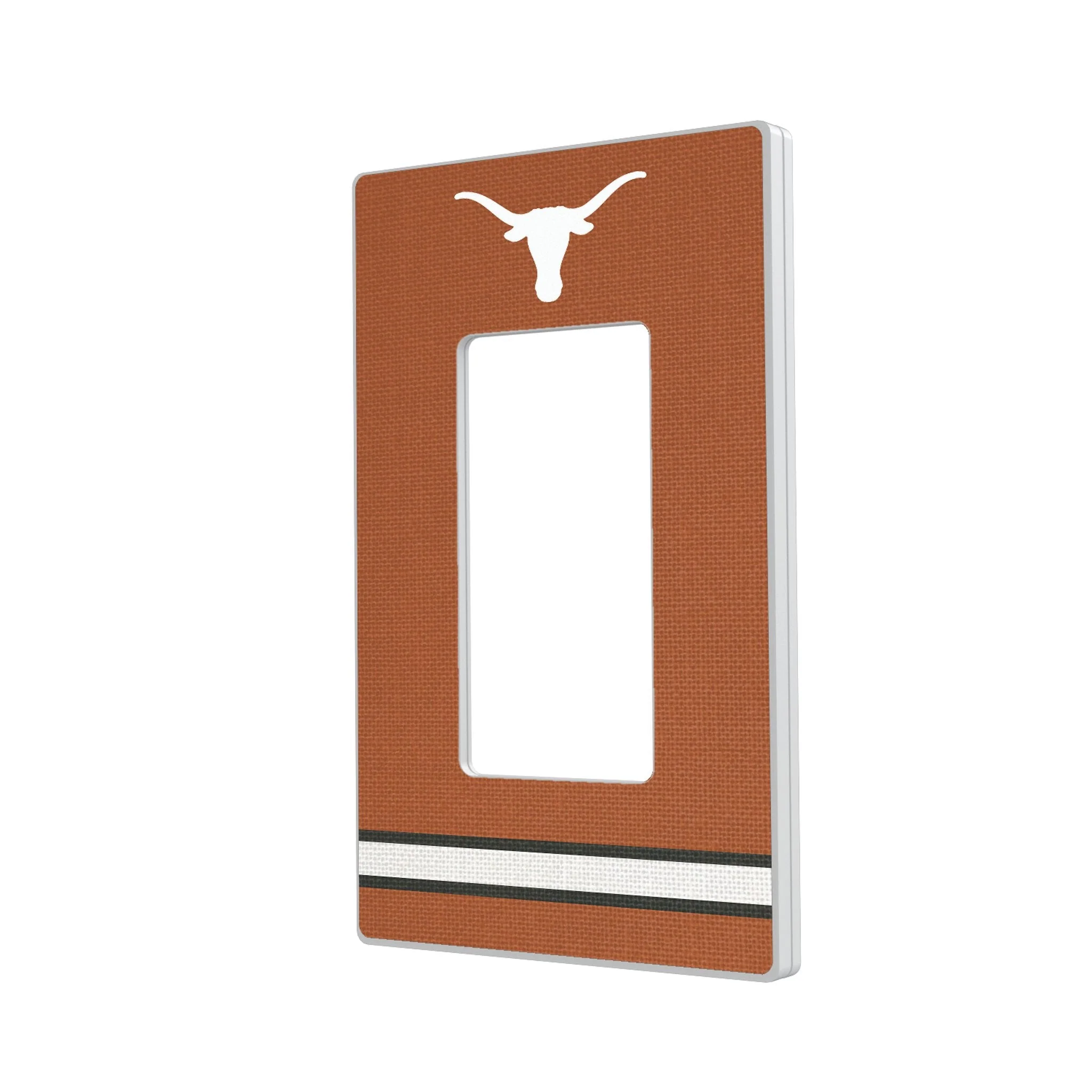 University of Texas Longhorns Stripe Hidden-Screw Light Switch Plate - Image 2