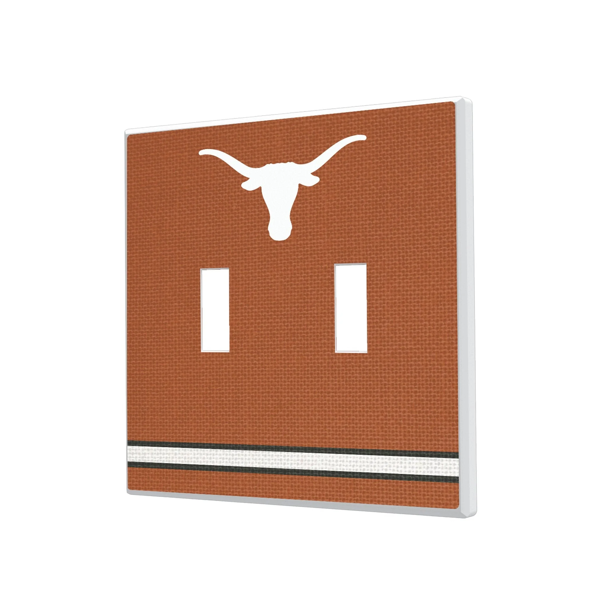 University of Texas Longhorns Stripe Hidden-Screw Light Switch Plate - Image 3
