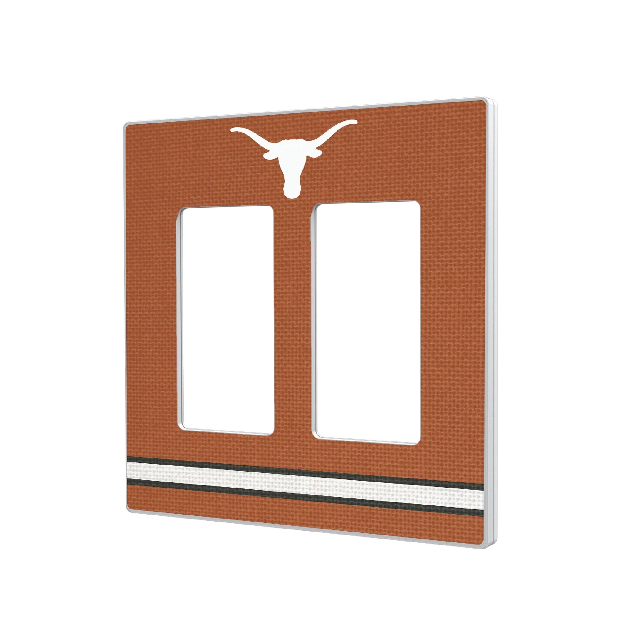 University of Texas Longhorns Stripe Hidden-Screw Light Switch Plate - Image 4