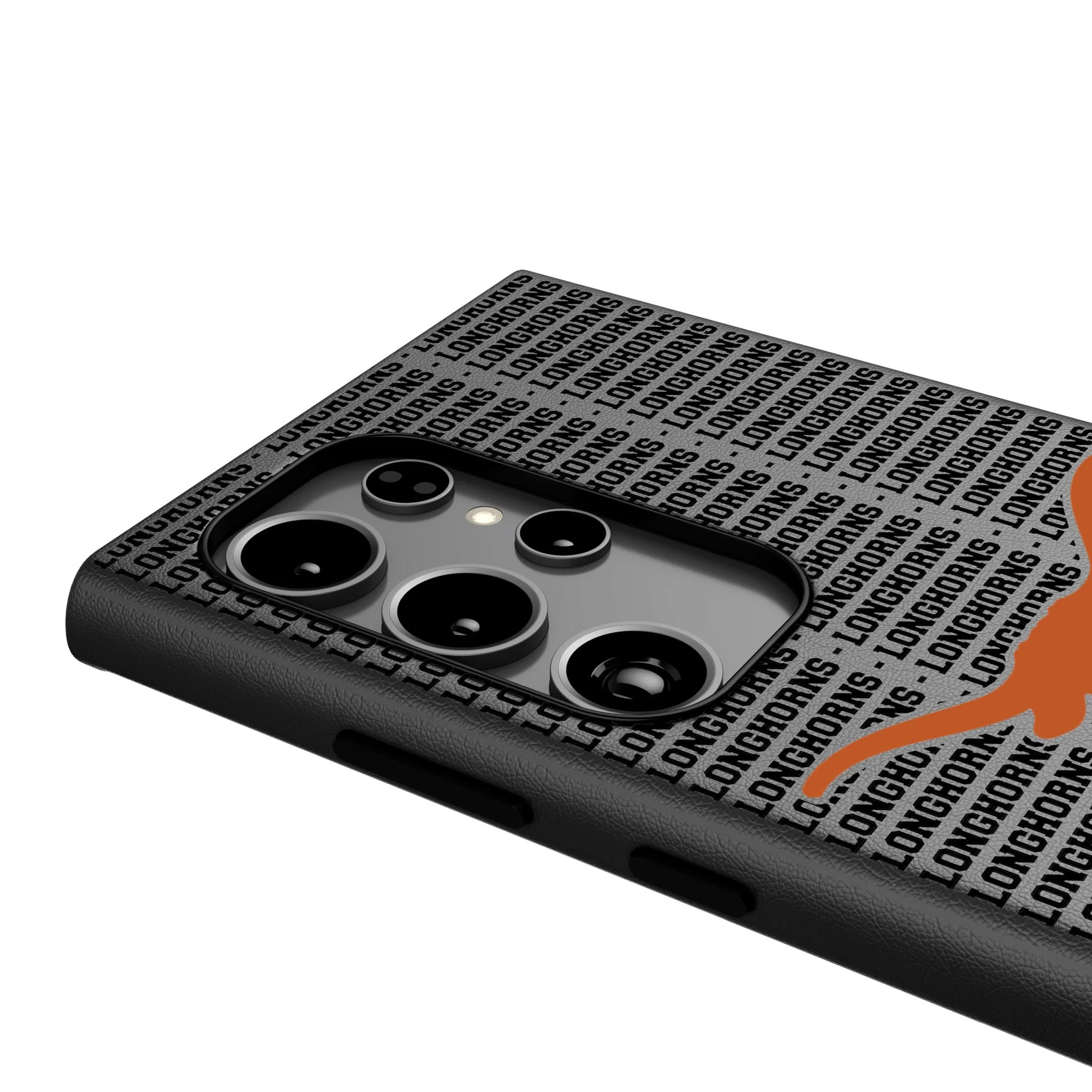 University of Texas Longhorns Text Backdrop MagSafe Compatible Phone Case for Samsung Galaxy - Image 4