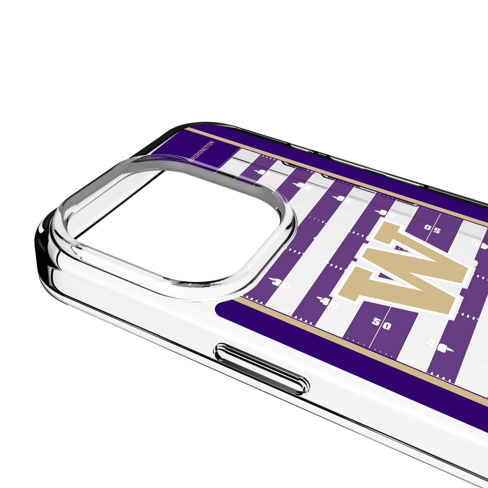 University of Washington Huskies Field Clear Phone Case for Apple iPhone - Image 3