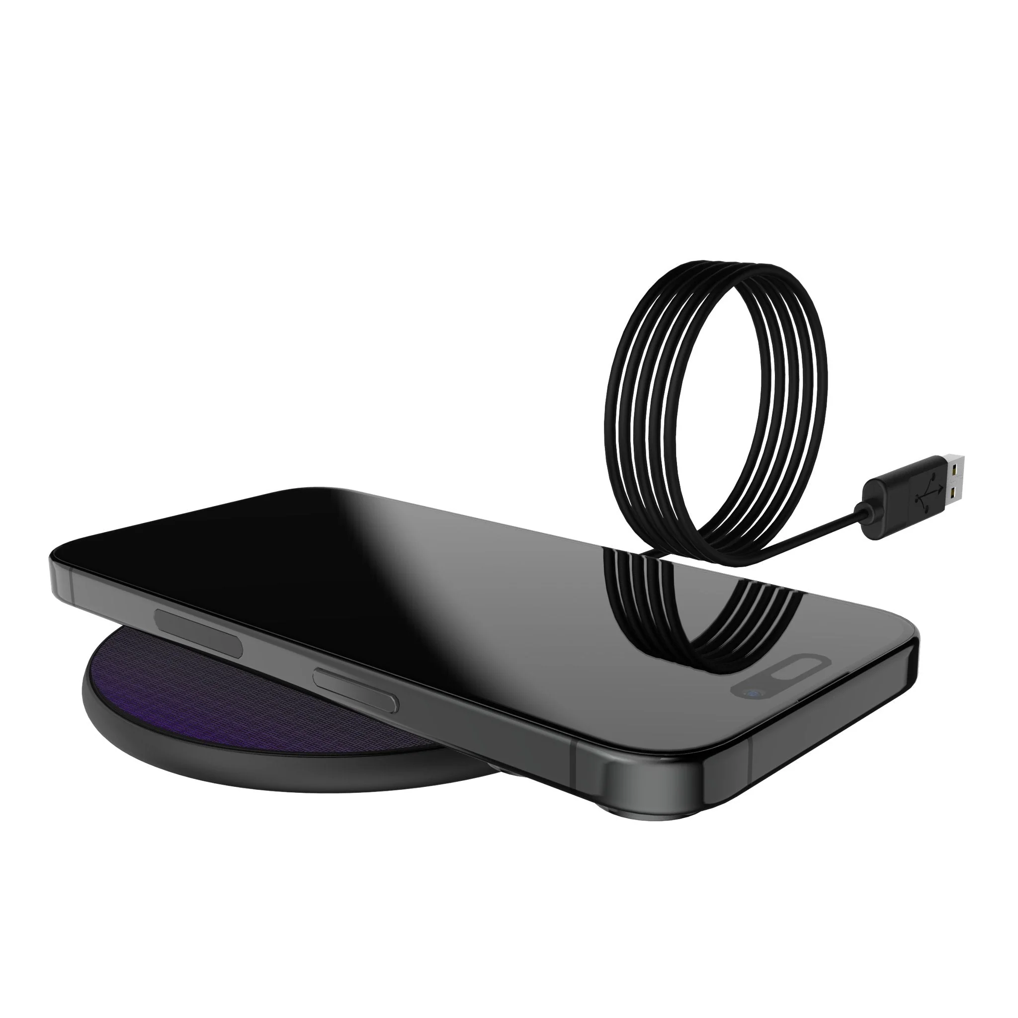 University of Washington Huskies Linen 15-Watt Wireless Charger - Image 5