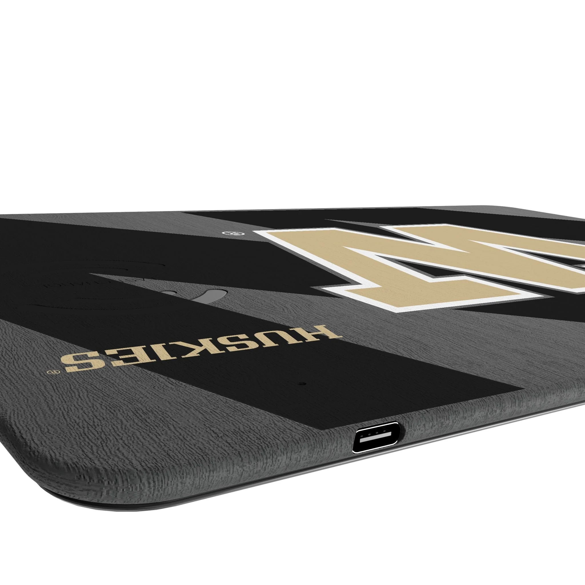 University of Washington Huskies Monocolor Tilt 15-Watt Wireless Charger and Mouse Pad - Image 3