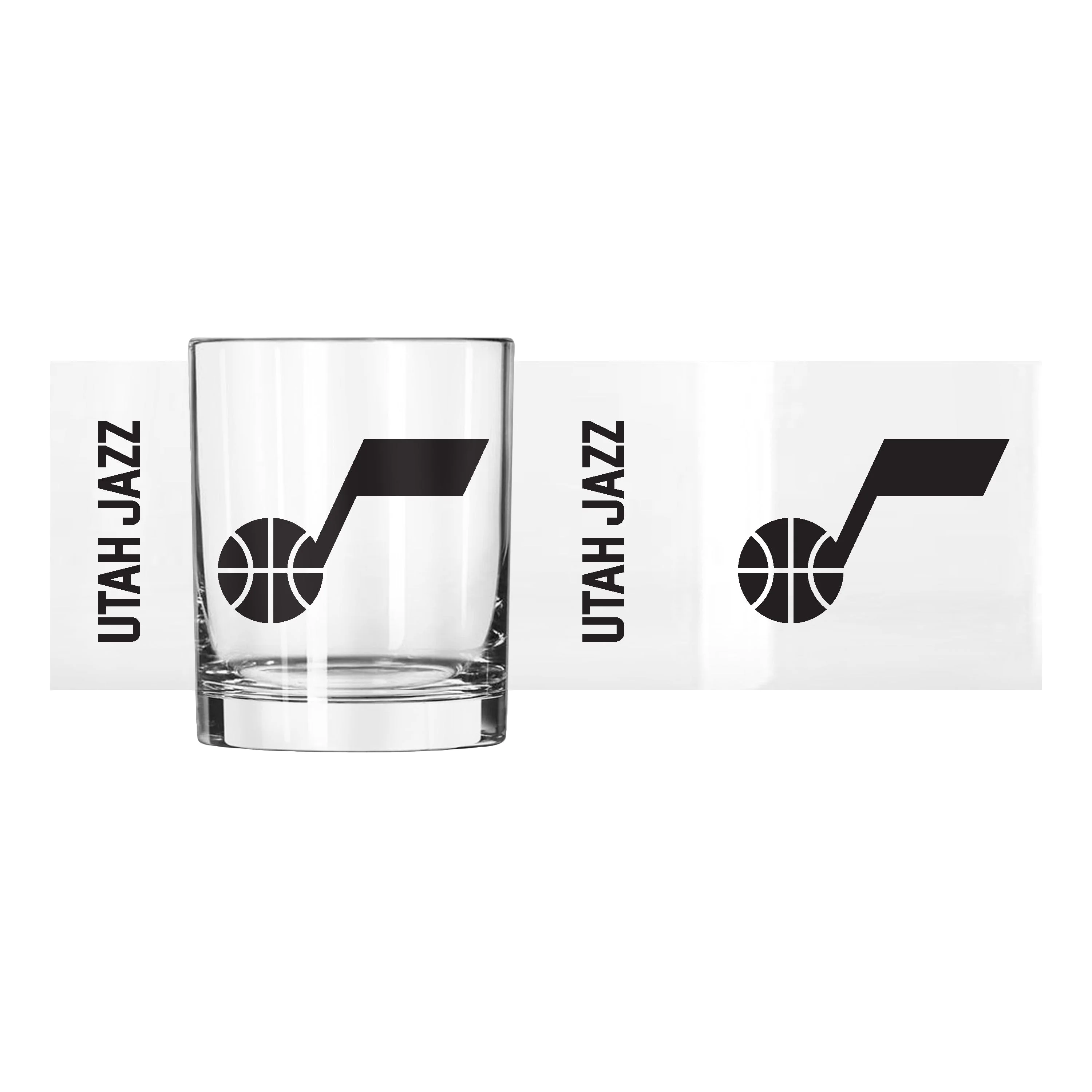 Utah Jazz 14oz Gameday Rocks Glass - Image 2