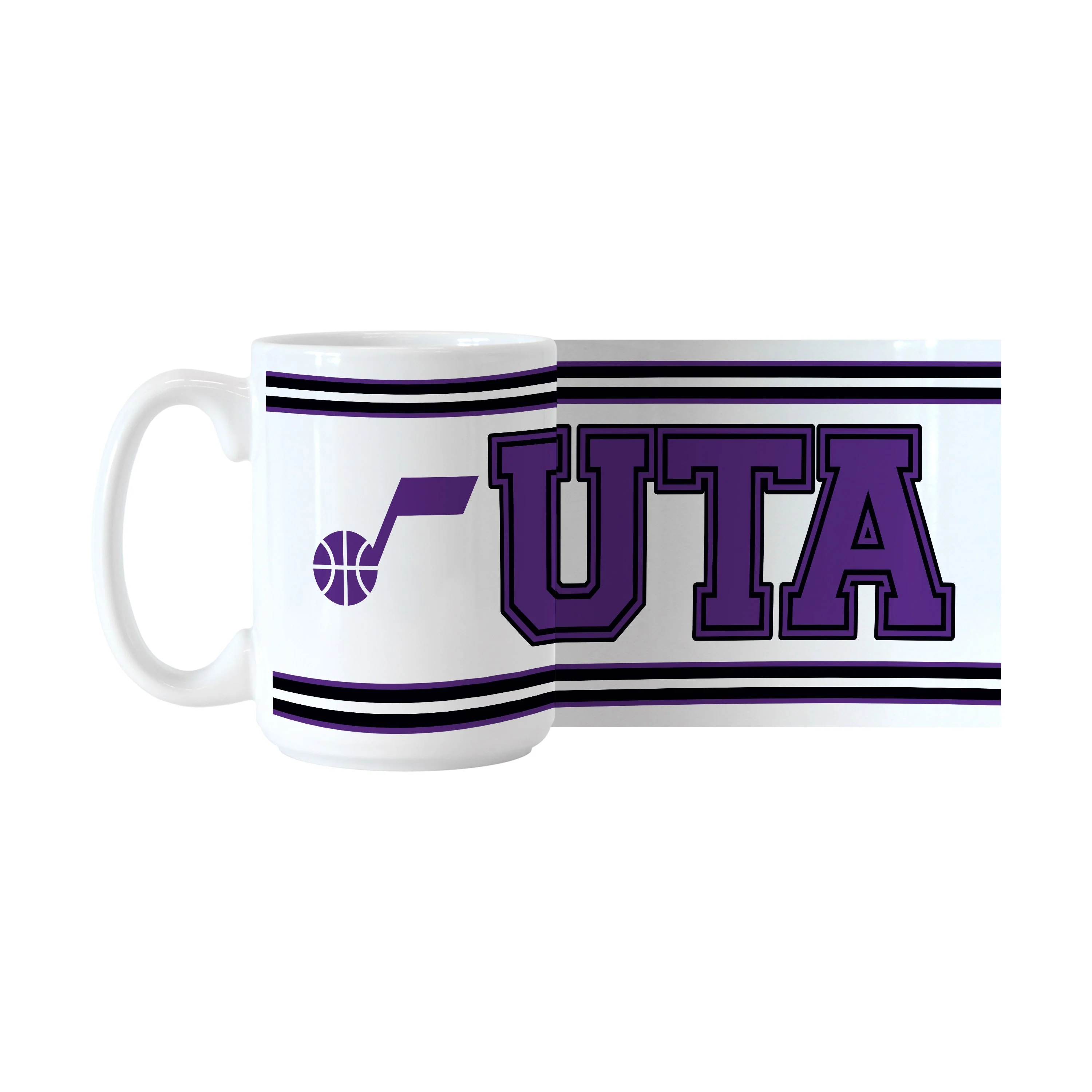 Utah Jazz 15oz Overtime Stripe Sublimated Mug - Image 2