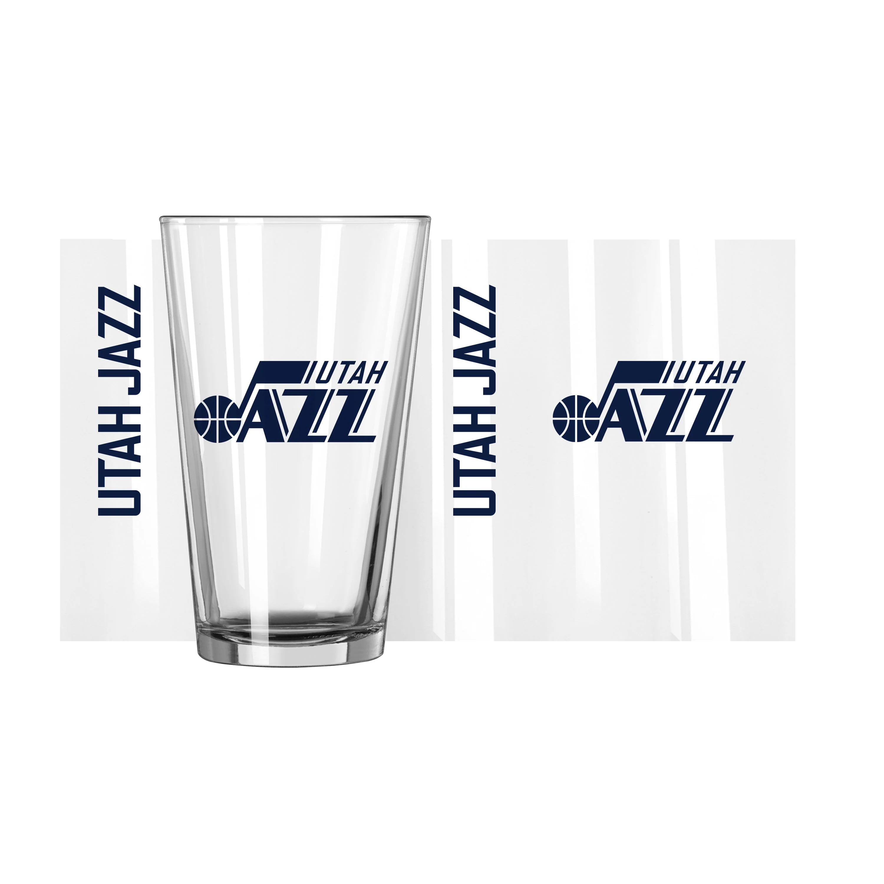 Utah Jazz 16oz Gameday Pint Glass - Image 2