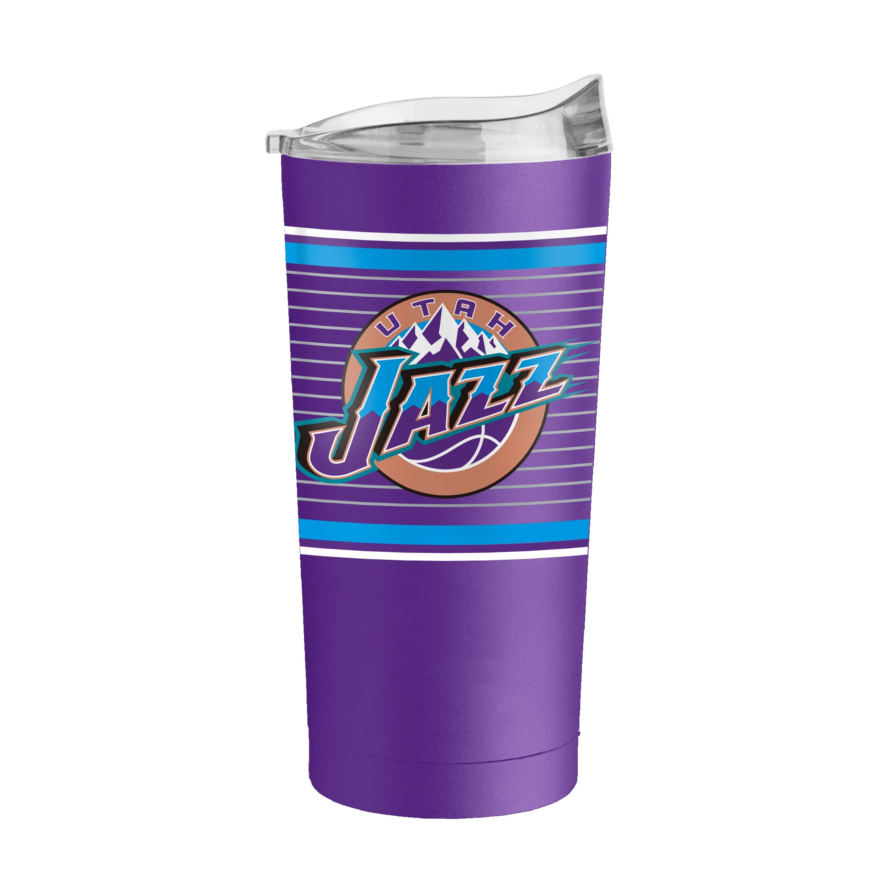 Utah Jazz 20oz Retro Stripe Powder Coat Tumbler - Image 2