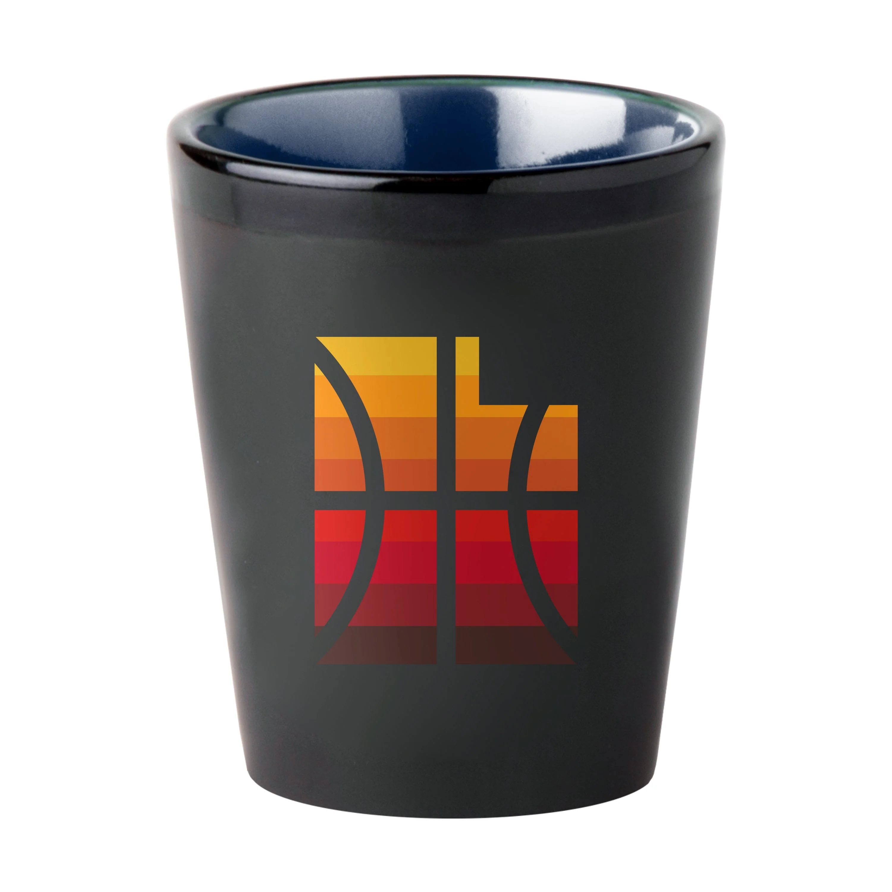 Utah Jazz 2oz Desert Black Matte Shot