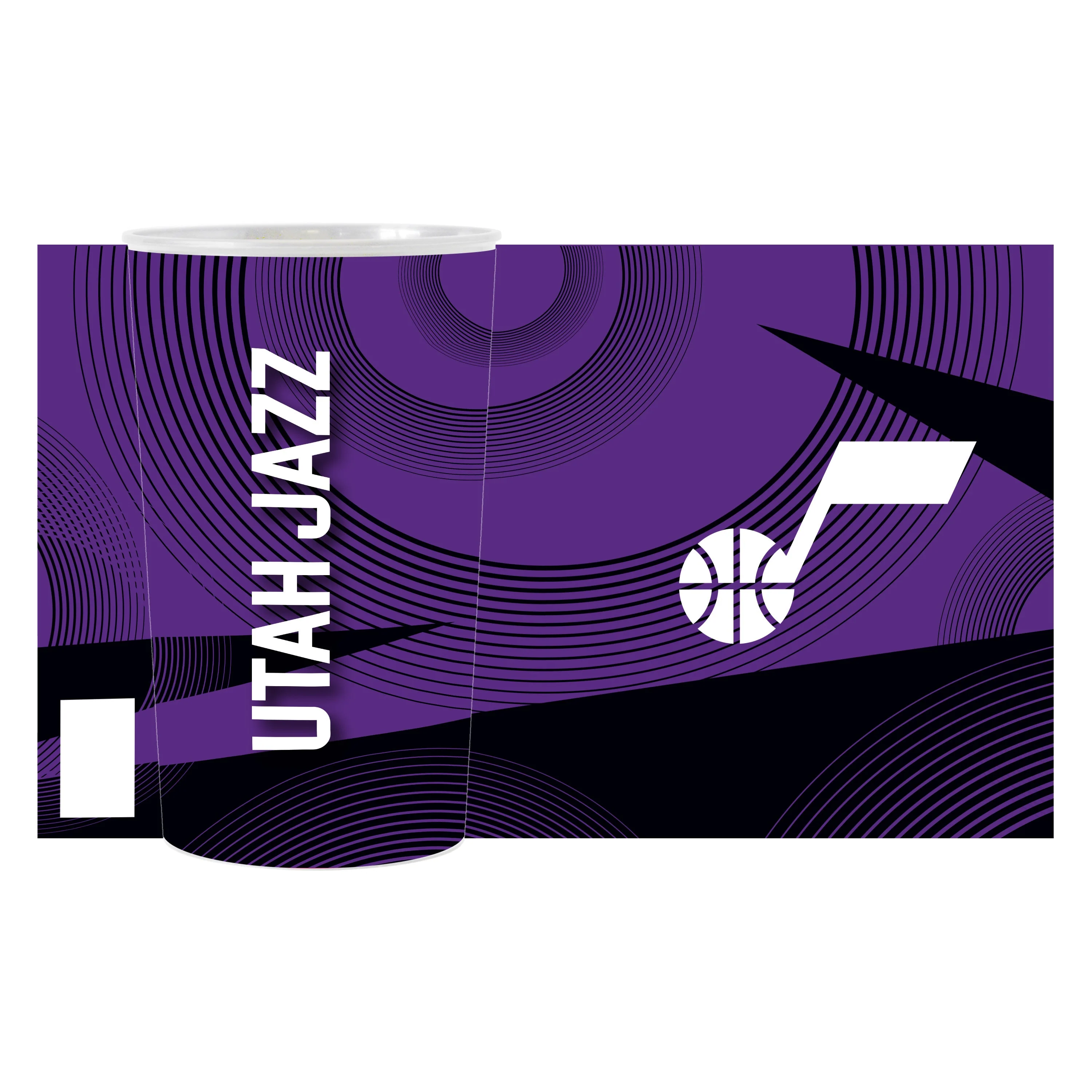 Utah Jazz Geometric Hardwall Cup 4 Pack - Image 2