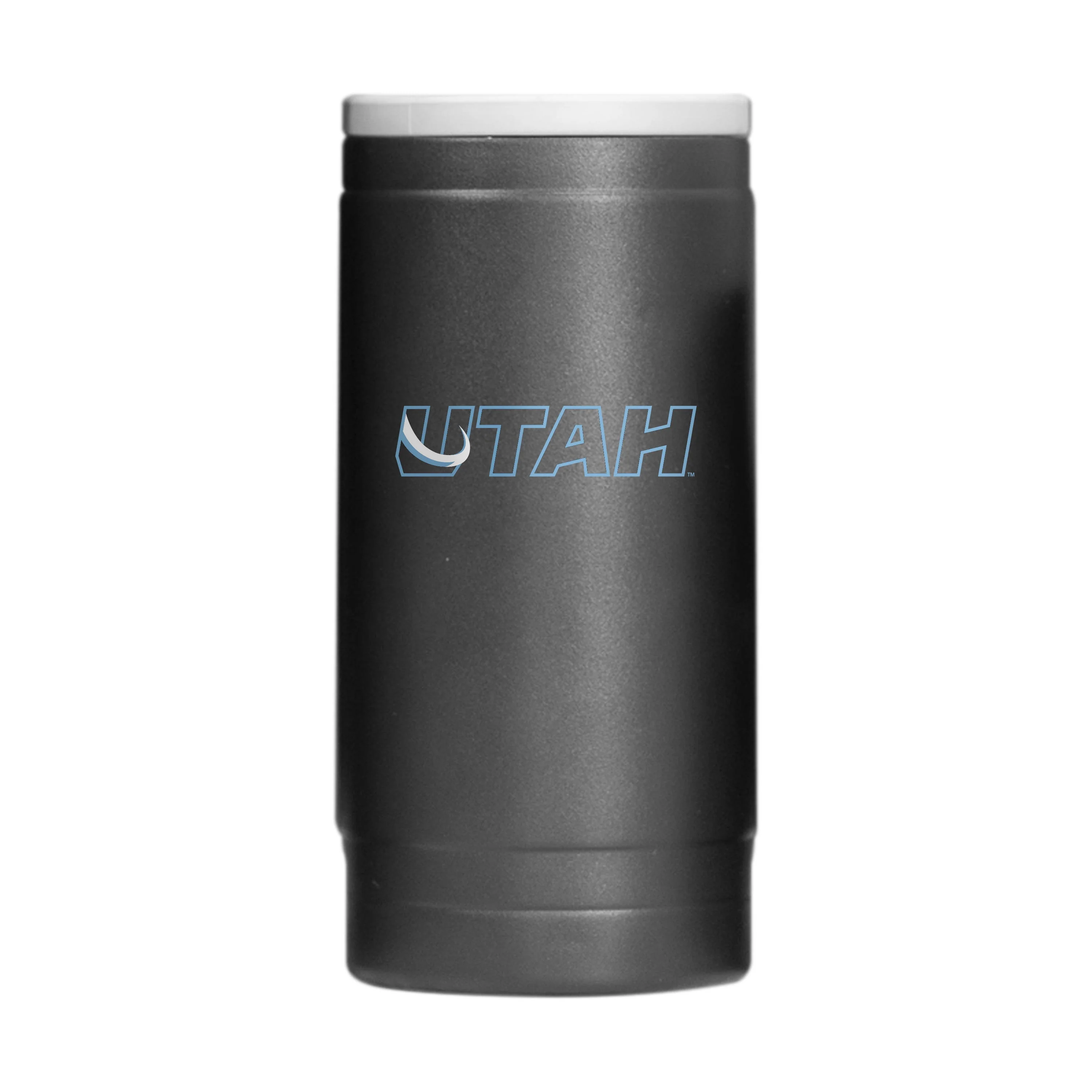 Utah Mammoth 12oz Flipside Powdercoat SlimCan Coolie - Image 2