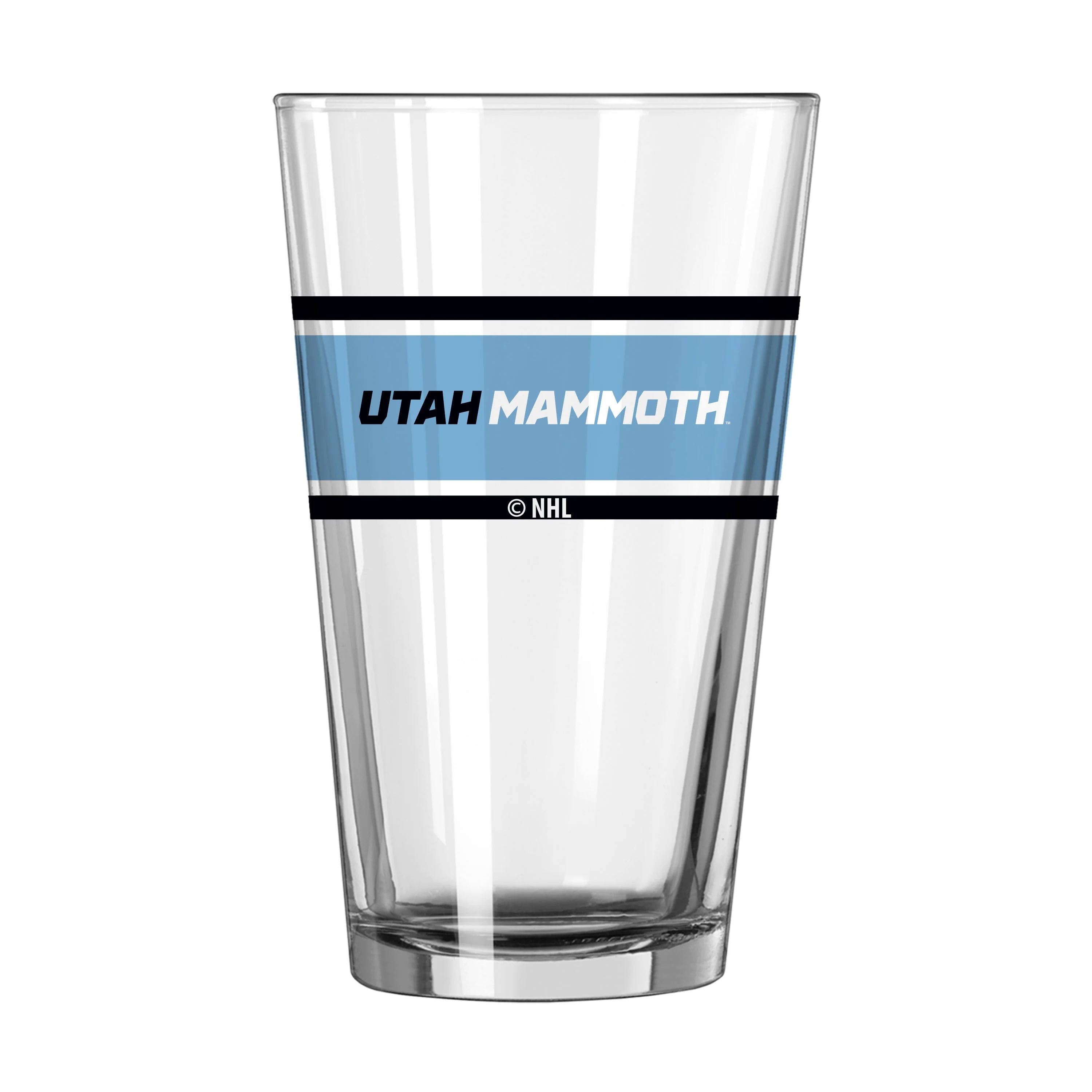 Utah Mammoth 16oz Stripe Pint Glass - Image 2