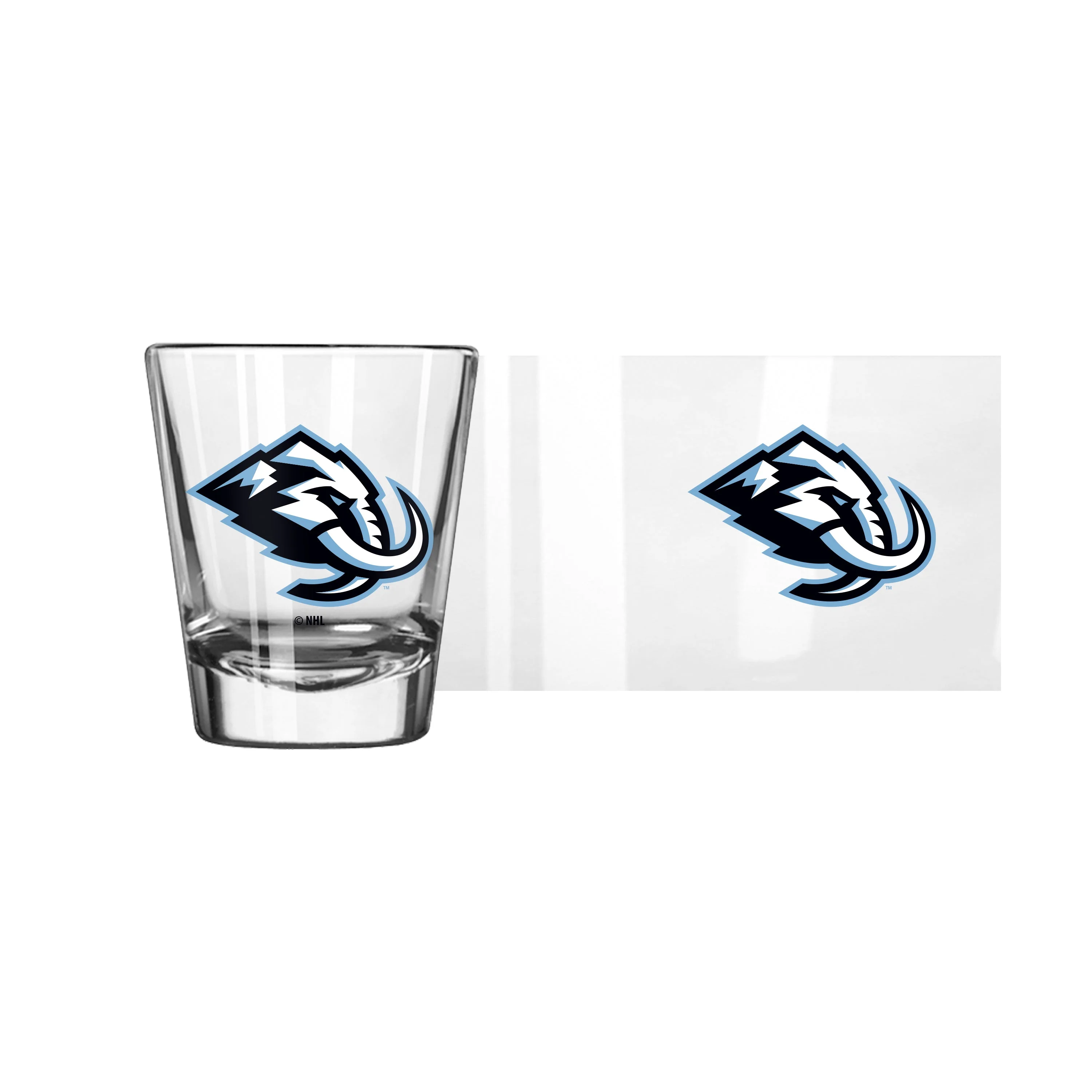 Utah Mammoth 2oz Secondary Logo Shot Glass - Image 2