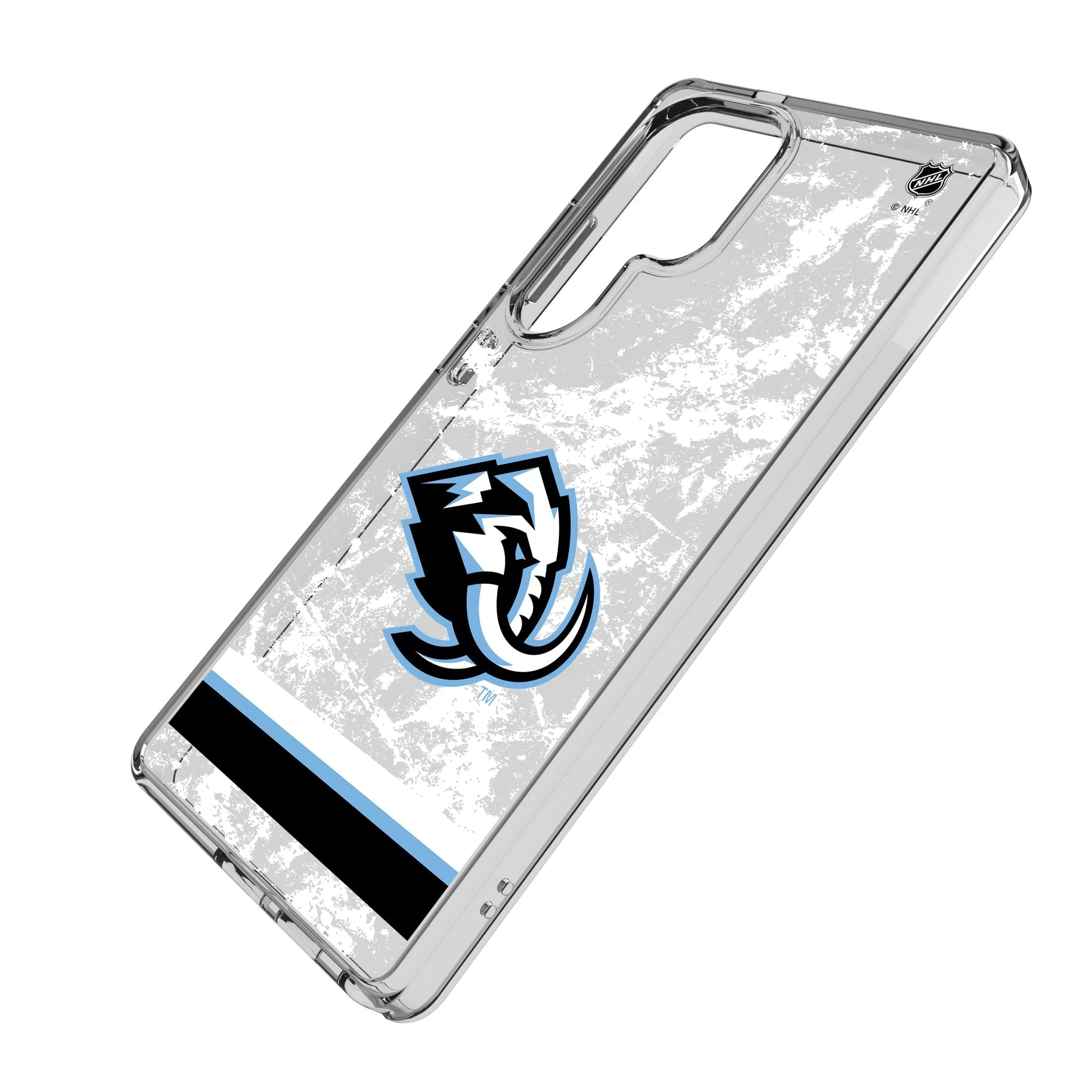 Utah Mammoth Ice Stripe Clear Phone Case for Samsung Galaxy - Image 2