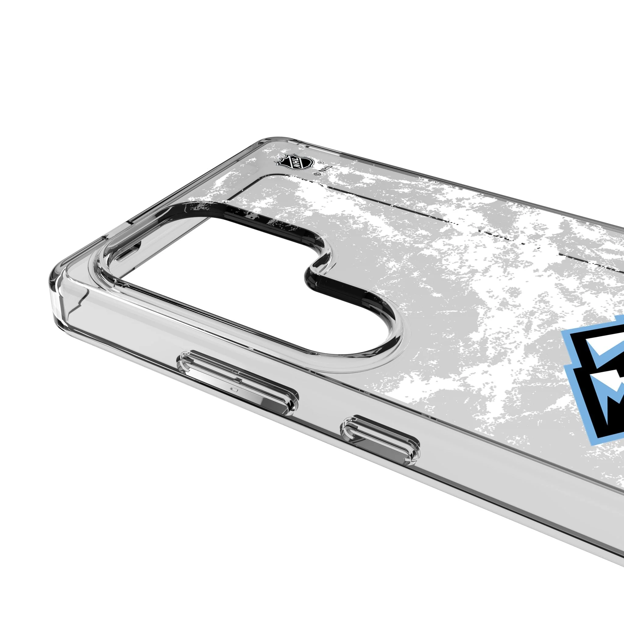 Utah Mammoth Ice Stripe Clear Phone Case for Samsung Galaxy - Image 3