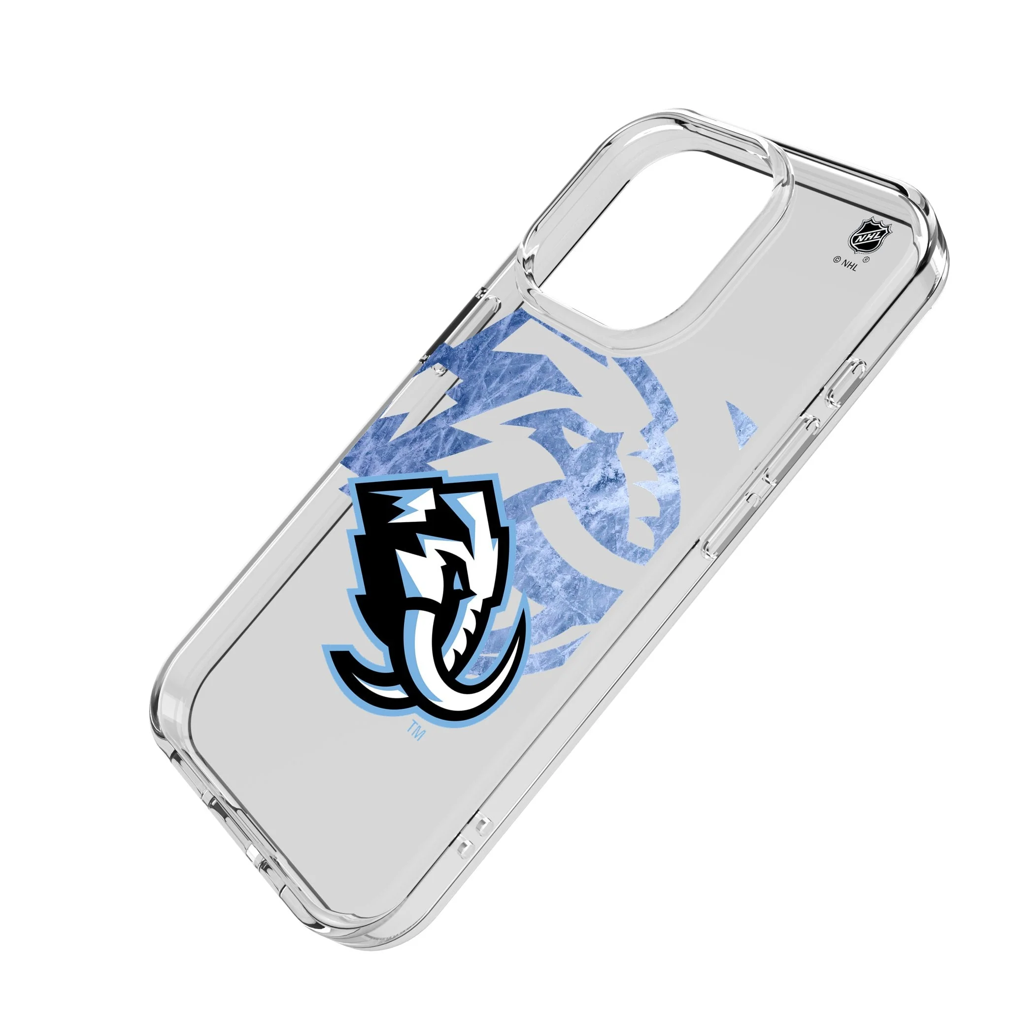 Utah Mammoth Ice Tilt Clear Phone Case for Apple iPhone - Image 2