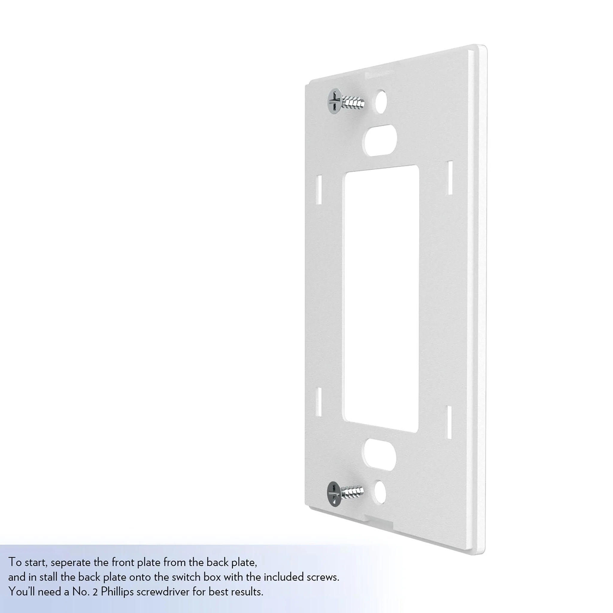 Utah Mammoth Ice Wordmark Hidden-Screw Light Switch Plate - Image 6