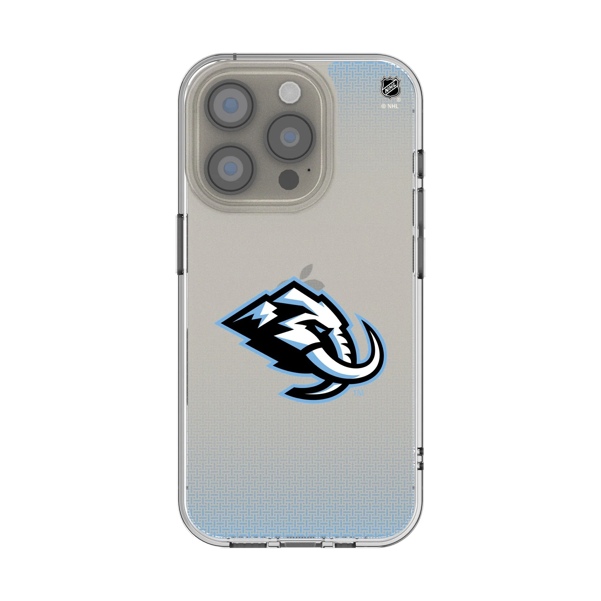 Utah Mammoth Linen Clear Phone Case for Apple iPhone