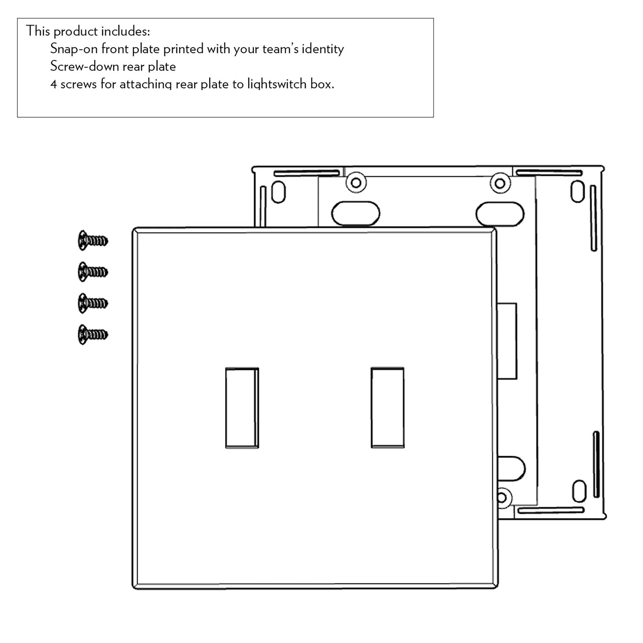 Utah Mammoth Linen Hidden-Screw Light Switch Plate - Image 13