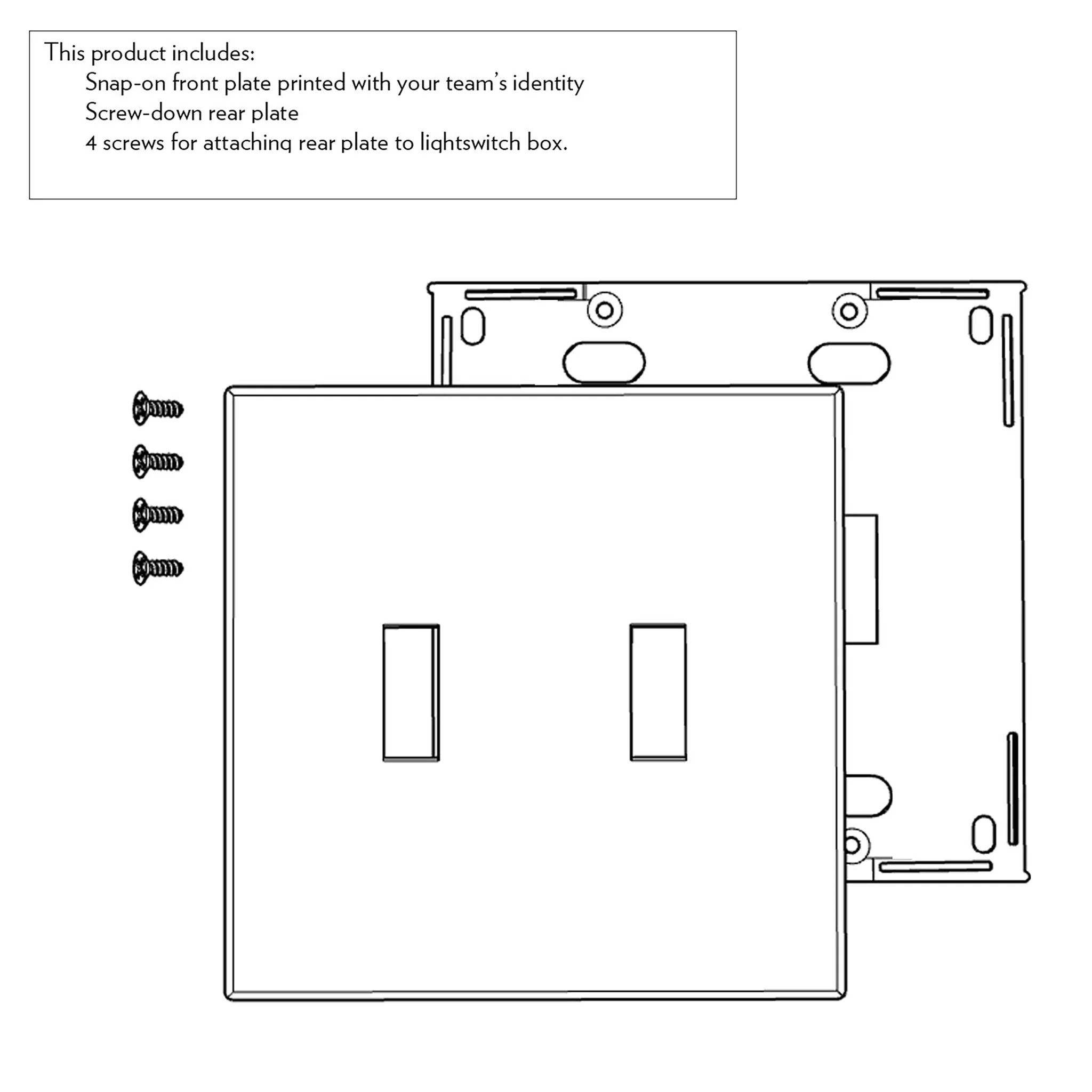 Utah Mammoth Linen Hidden-Screw Light Switch Plate - Image 16