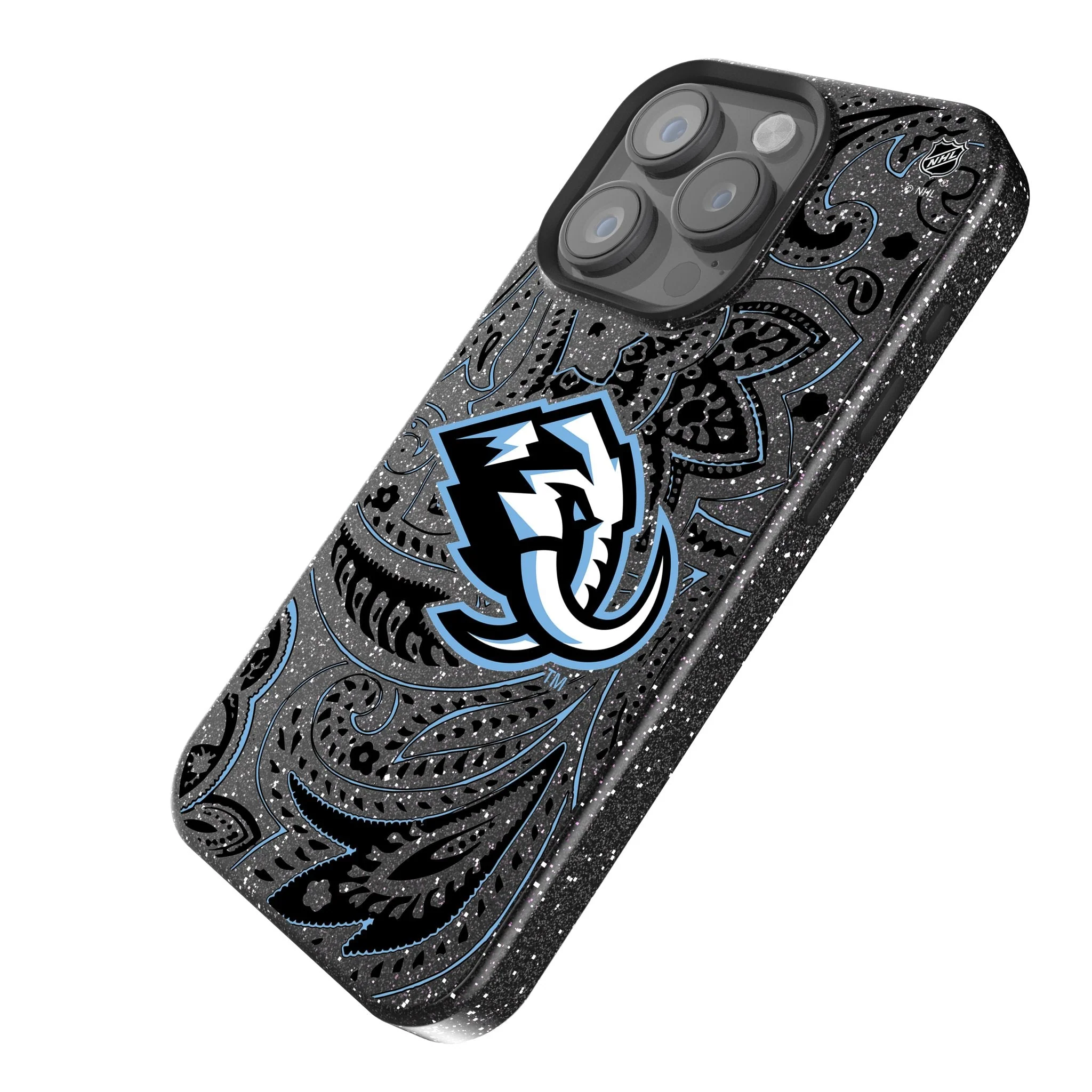 Utah Mammoth Paisley Bling Phone Case for Apple iPhone - Image 2