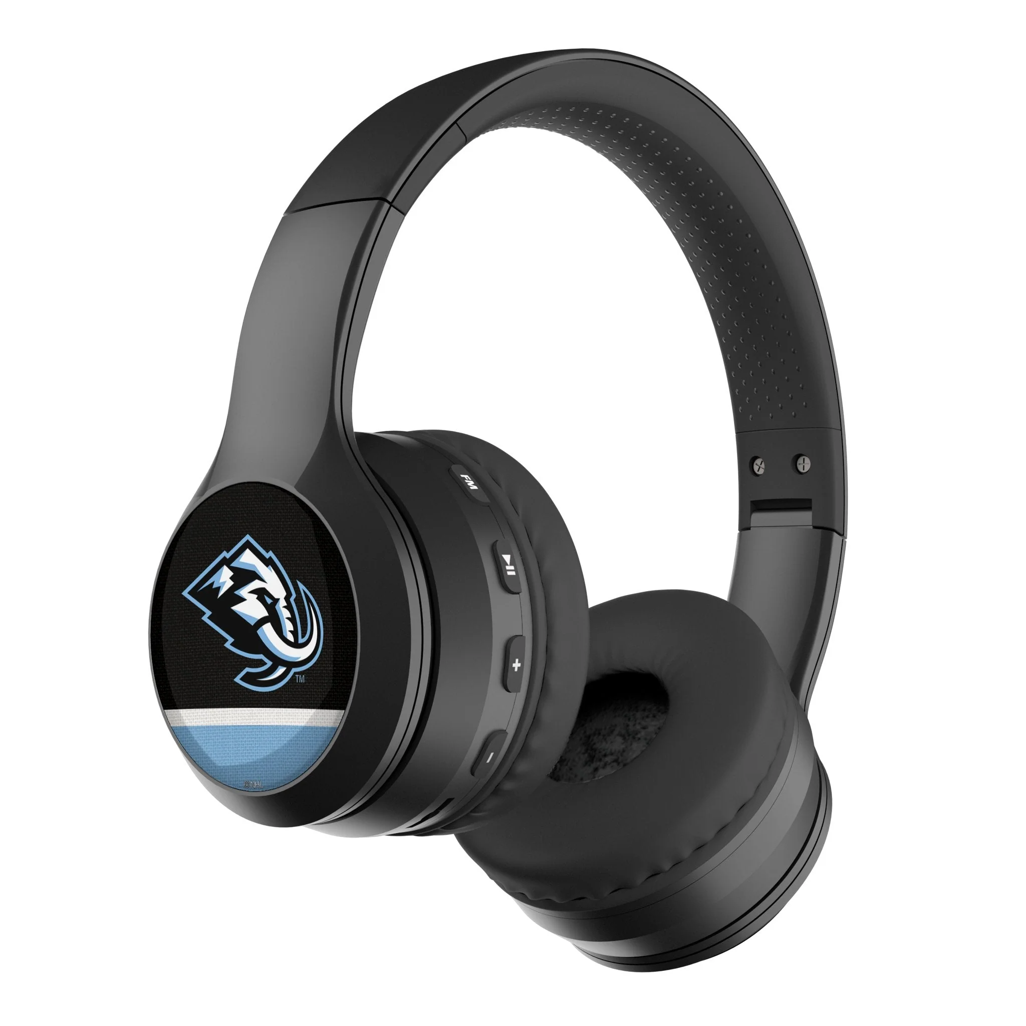 Utah Mammoth Stripe Wireless Over-Ear BT Headphones With Case