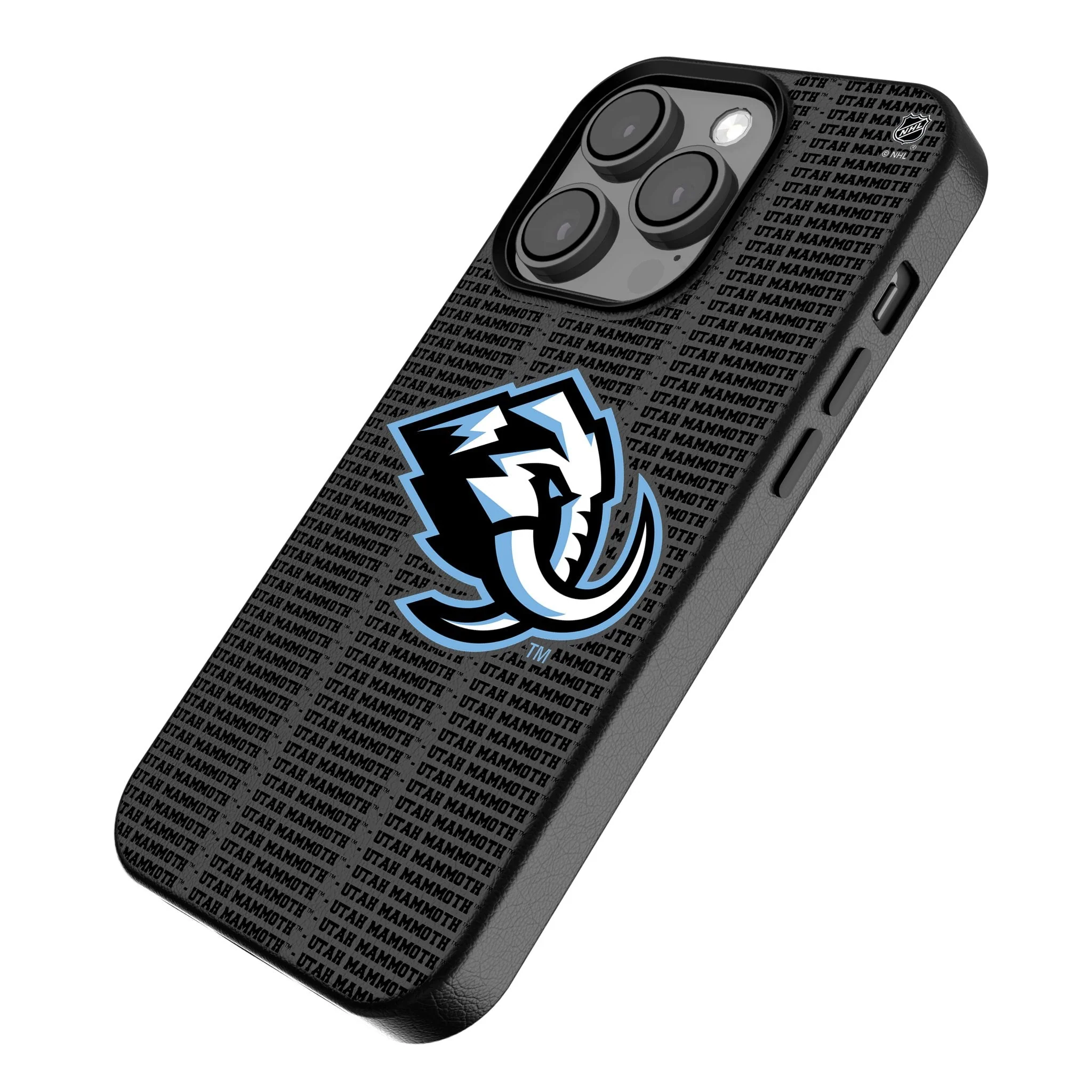 Utah Mammoth Text Backdrop MagSafe Compatible Phone Case for Apple iPhone - Image 2