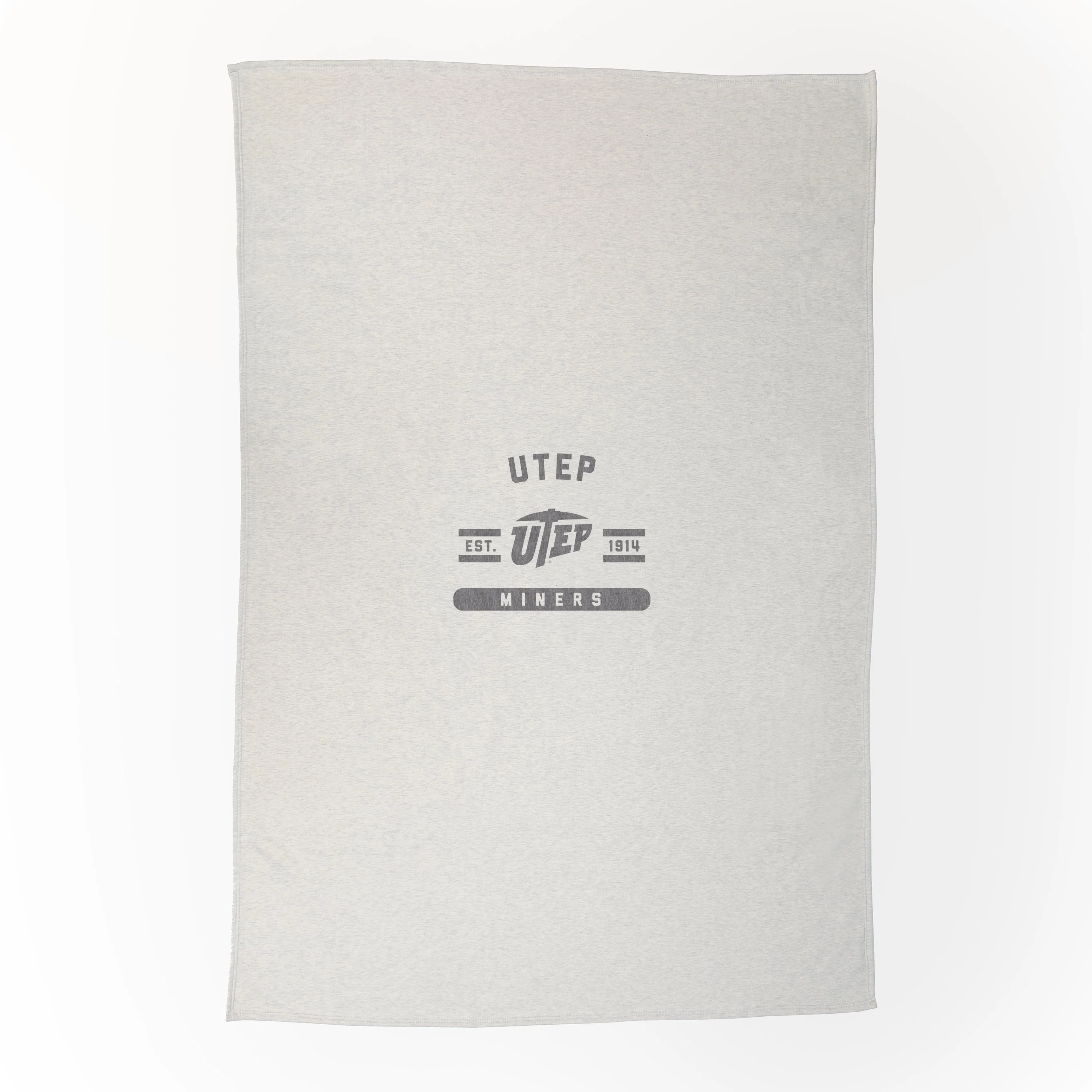 UTEP Oatmeal Sweatshirt Blanket