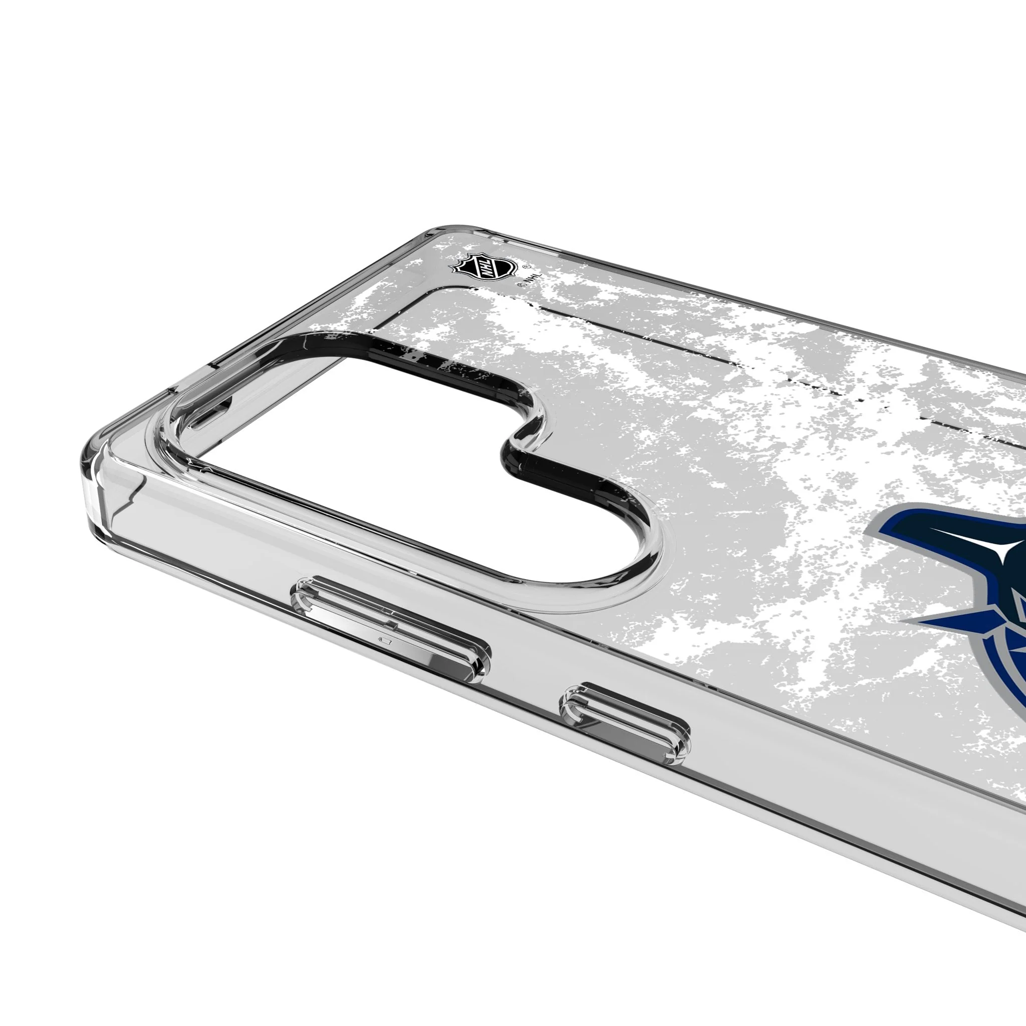 Vancouver Canucks Ice Stripe Clear Phone Case for Samsung Galaxy - Image 3