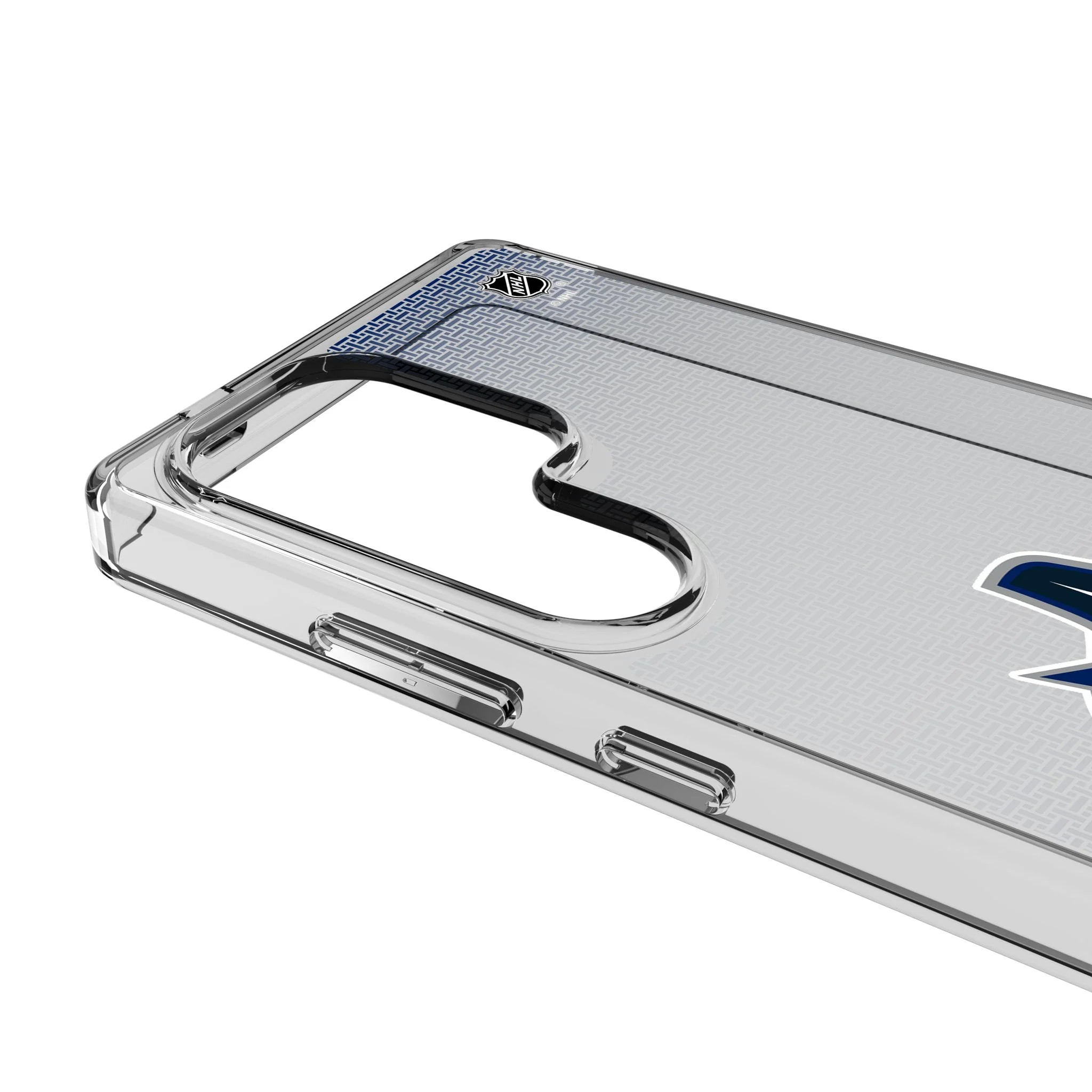 Vancouver Canucks Linen Clear Phone Case for Samsung Galaxy - Image 3