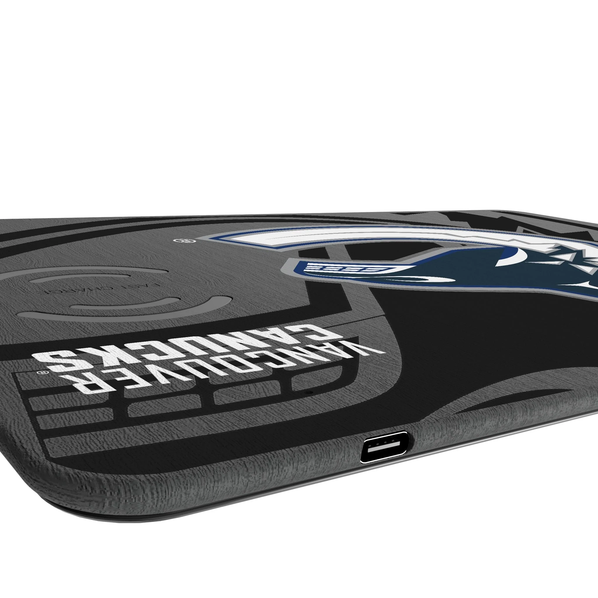 Vancouver Canucks Monocolor Tilt 15-Watt Wireless Charger and Mouse Pad - Image 3