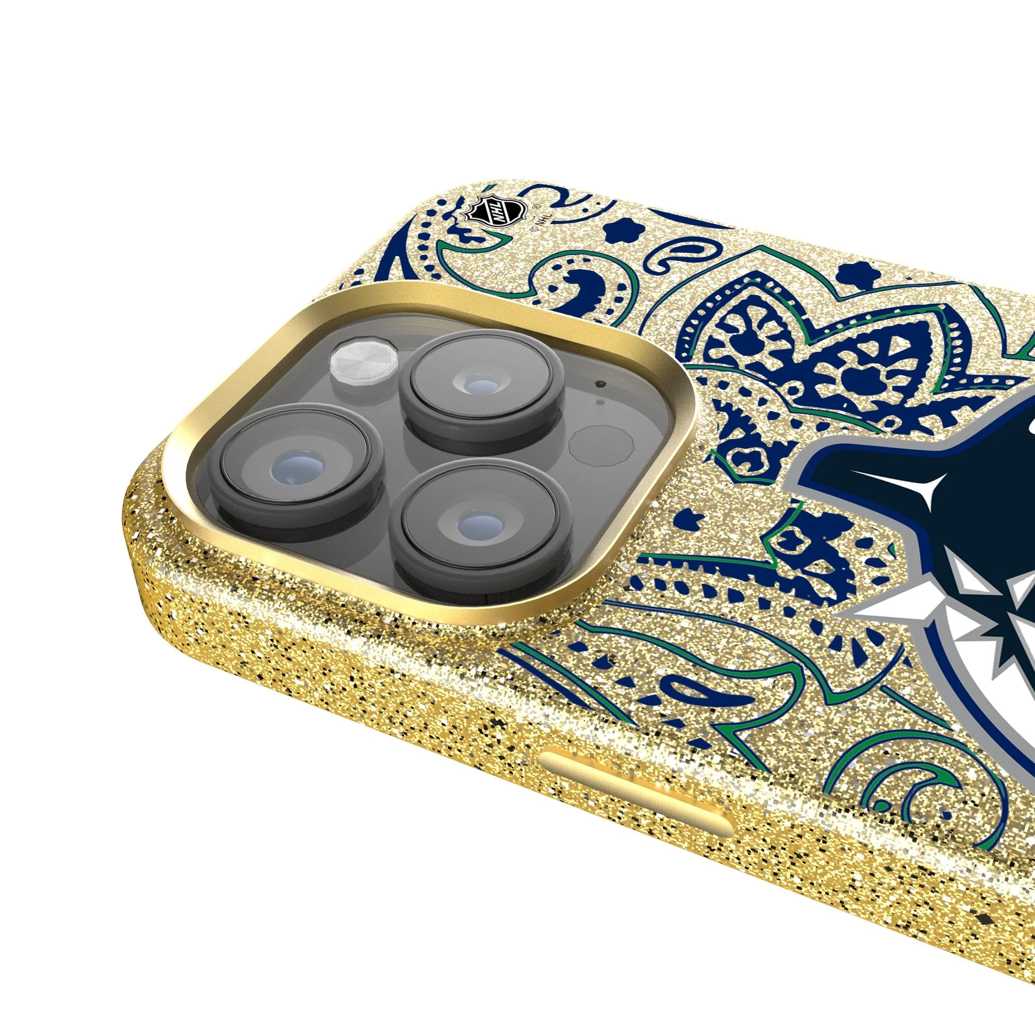 Vancouver Canucks Paisley Bling Phone Case - Image 4