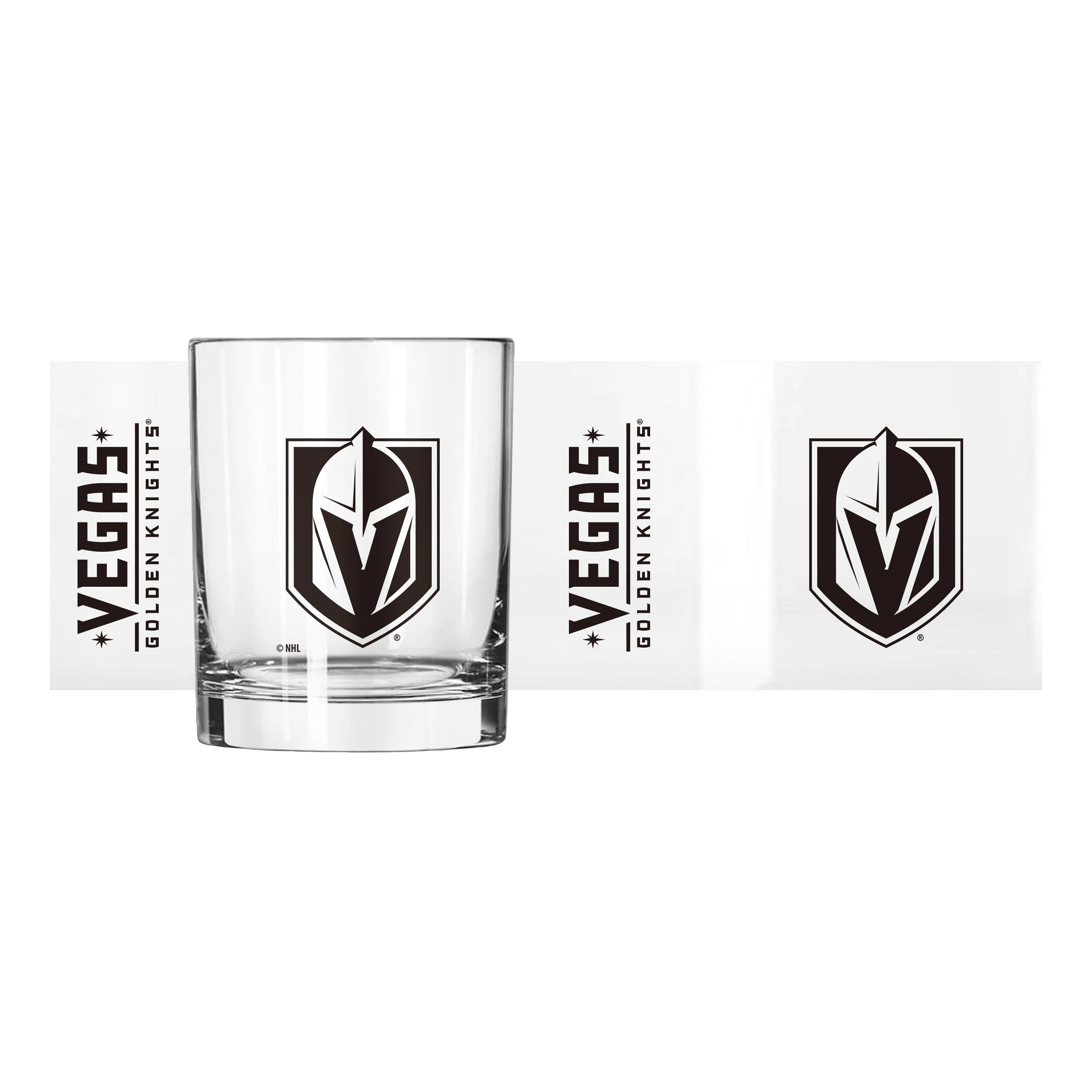 Vegas Golden Knights 14oz Gameday Rocks Glass - Image 2