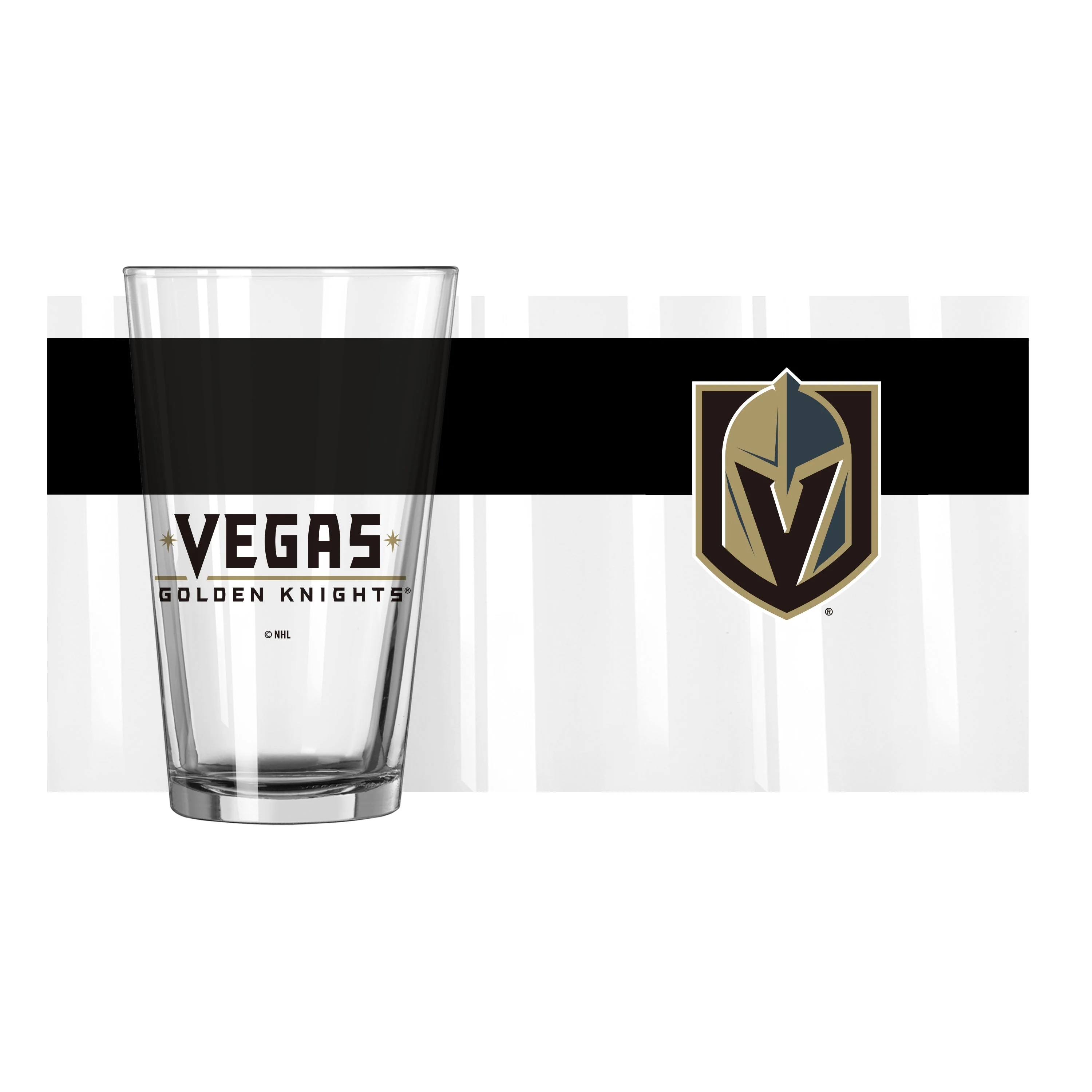 Vegas Golden Knights 16oz Colorblock Pint Glass - Image 2