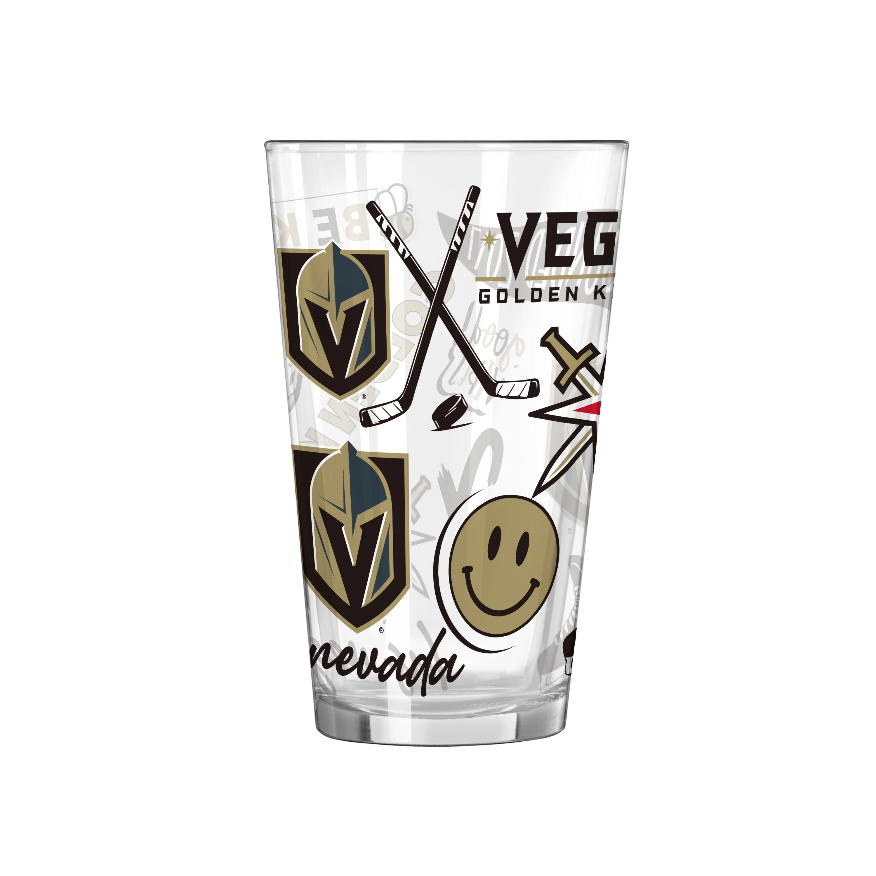 Vegas Golden Knights 16oz Native Pint Glass - Image 2