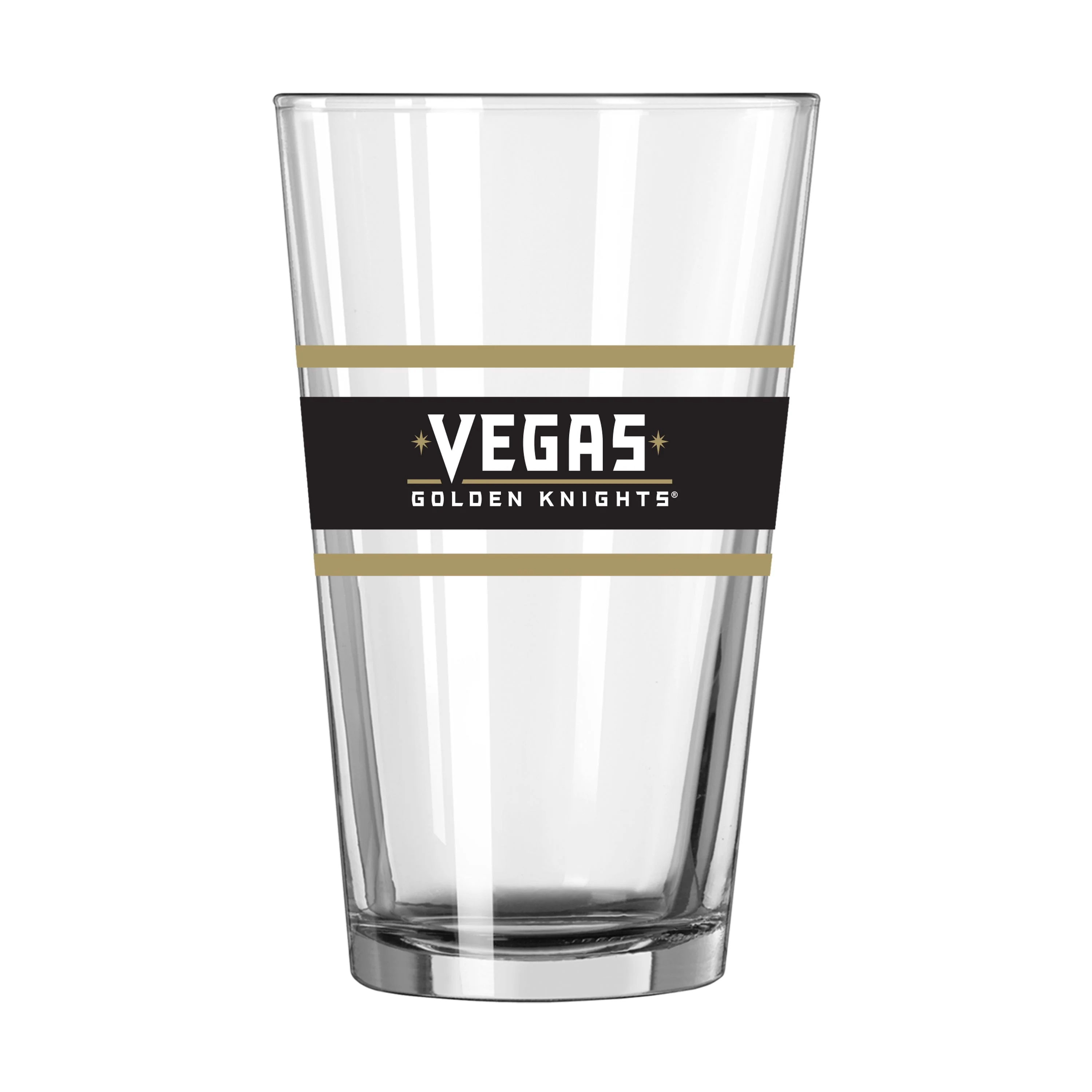 Vegas Golden Knights 16oz Stripe Pint Glass - Image 2