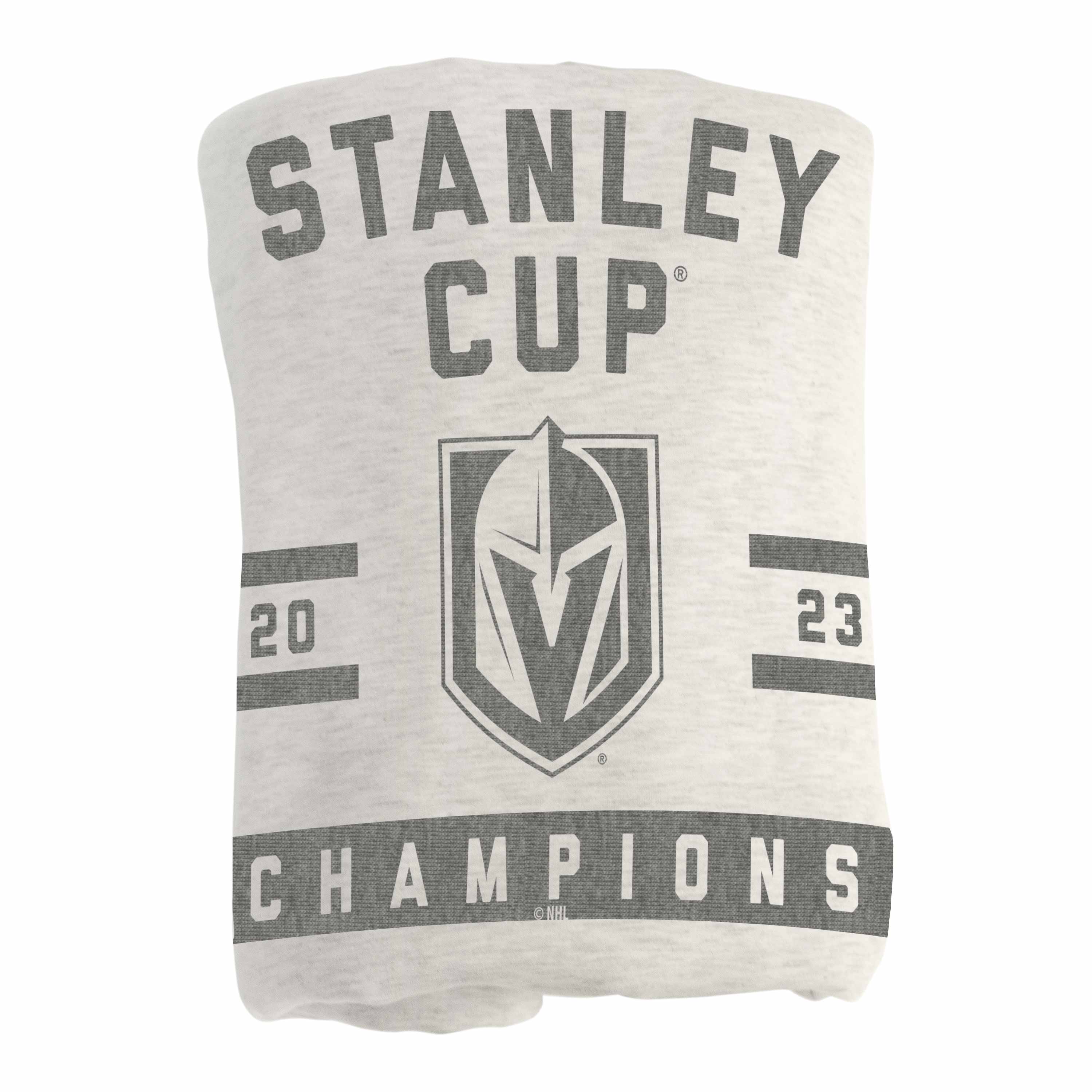 Vegas Golden Knights 2023 Stanley Cup Champions Sublimated Sweatshirt Blanket - Image 3