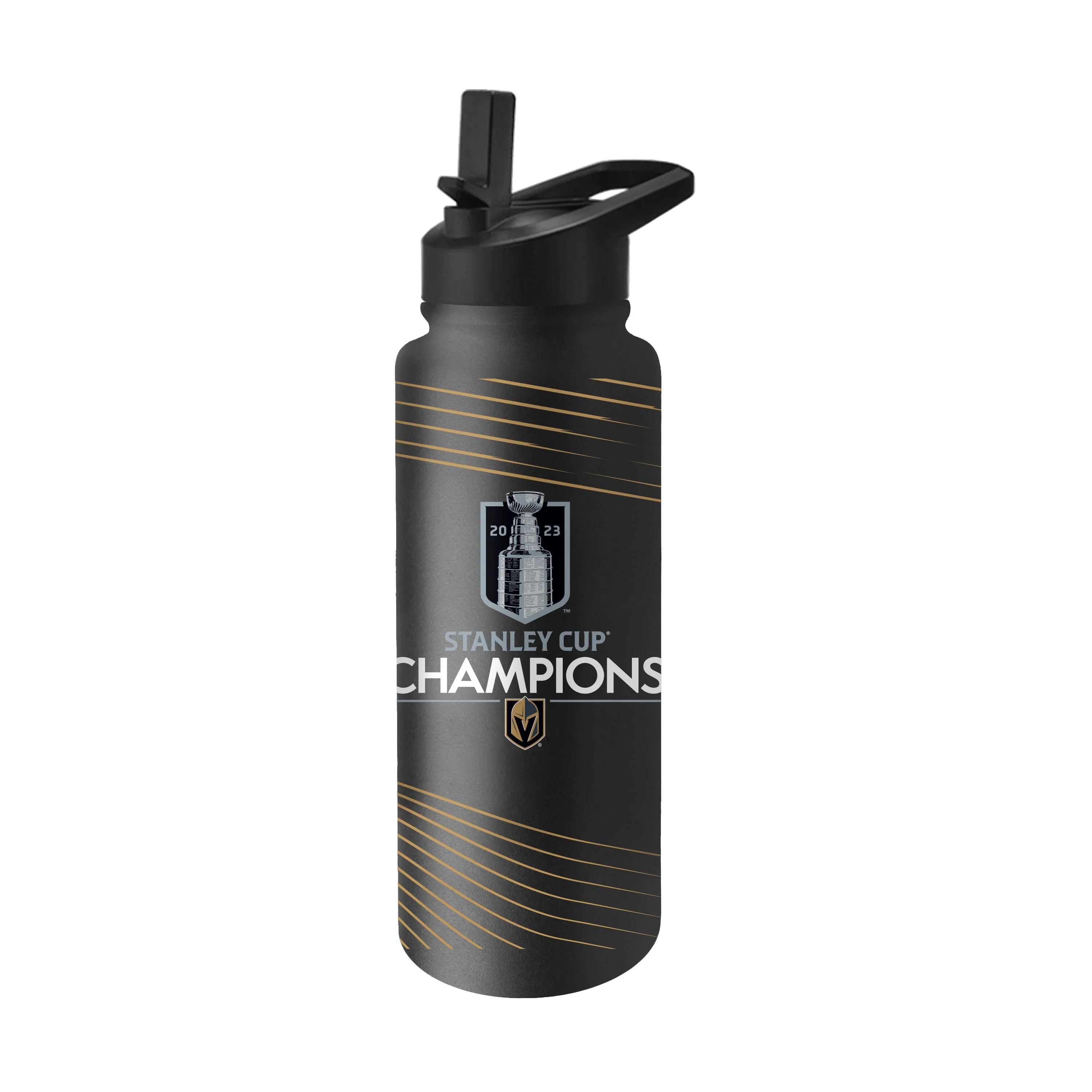 Vegas Golden Knights 34oz 2023 Stanley Cup Champions Quencher Bottle