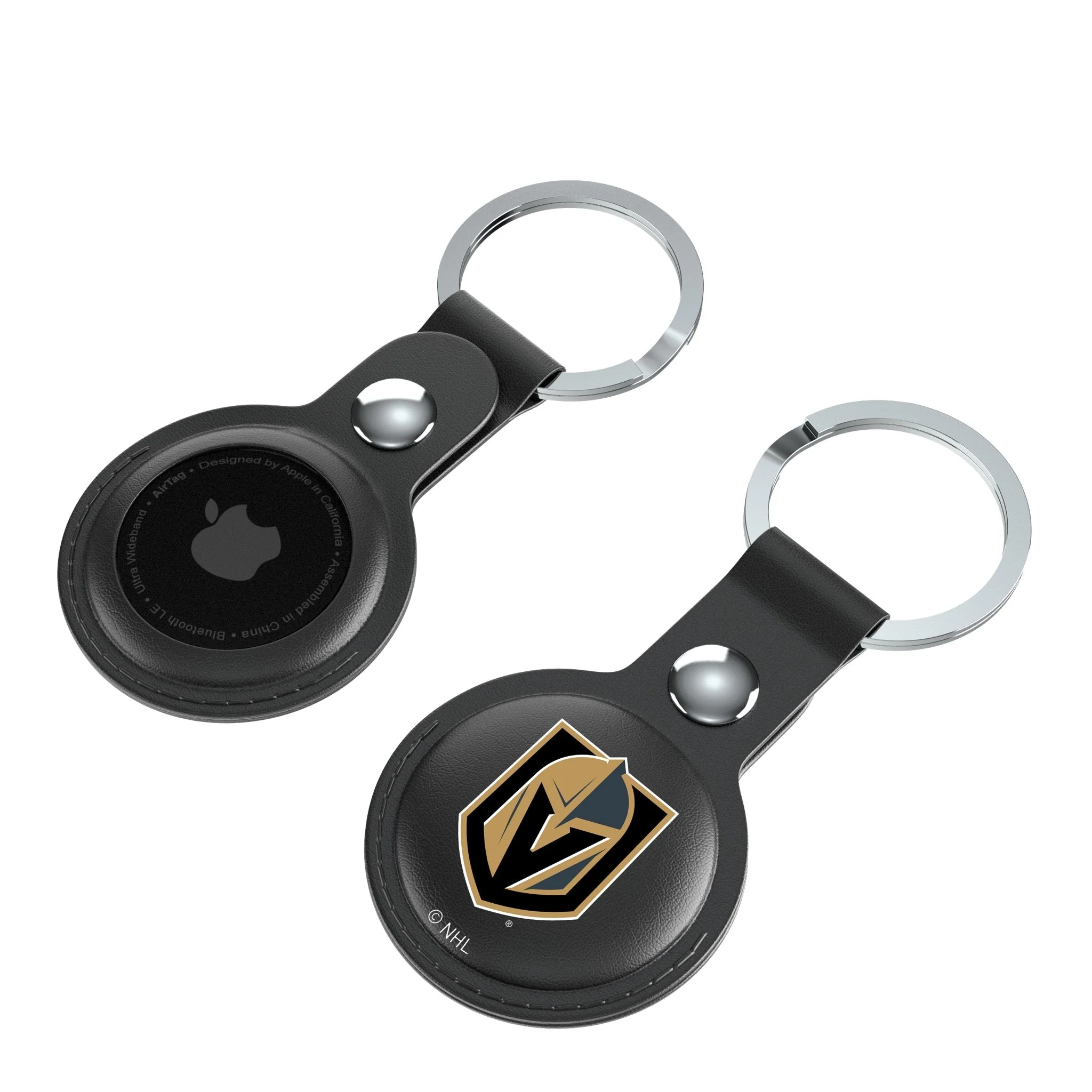 Vegas Golden Knights Insignia Black Airtag Holder 2-Pack - Image 4