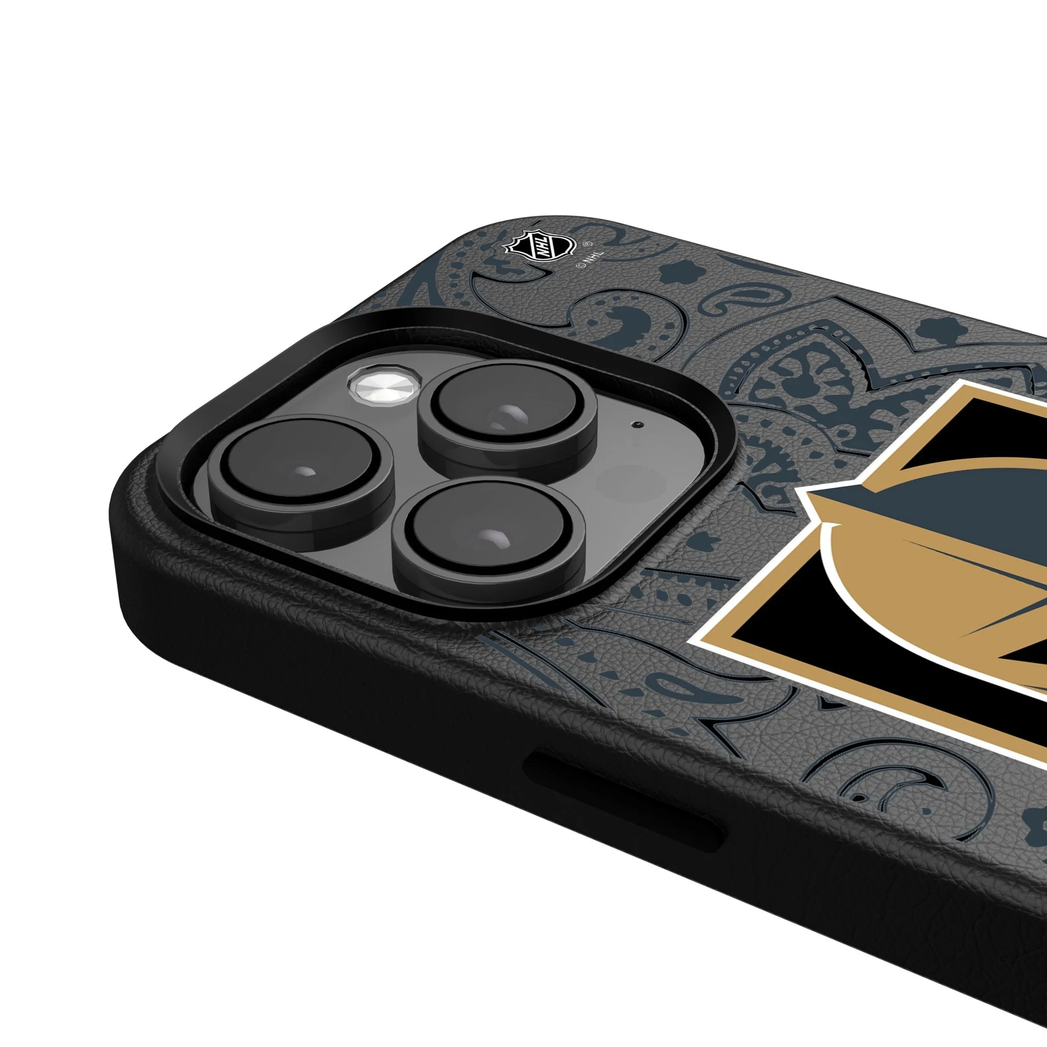 Vegas Golden Knights Paisley MagSafe Compatible Phone Case for Apple iPhone - Image 4