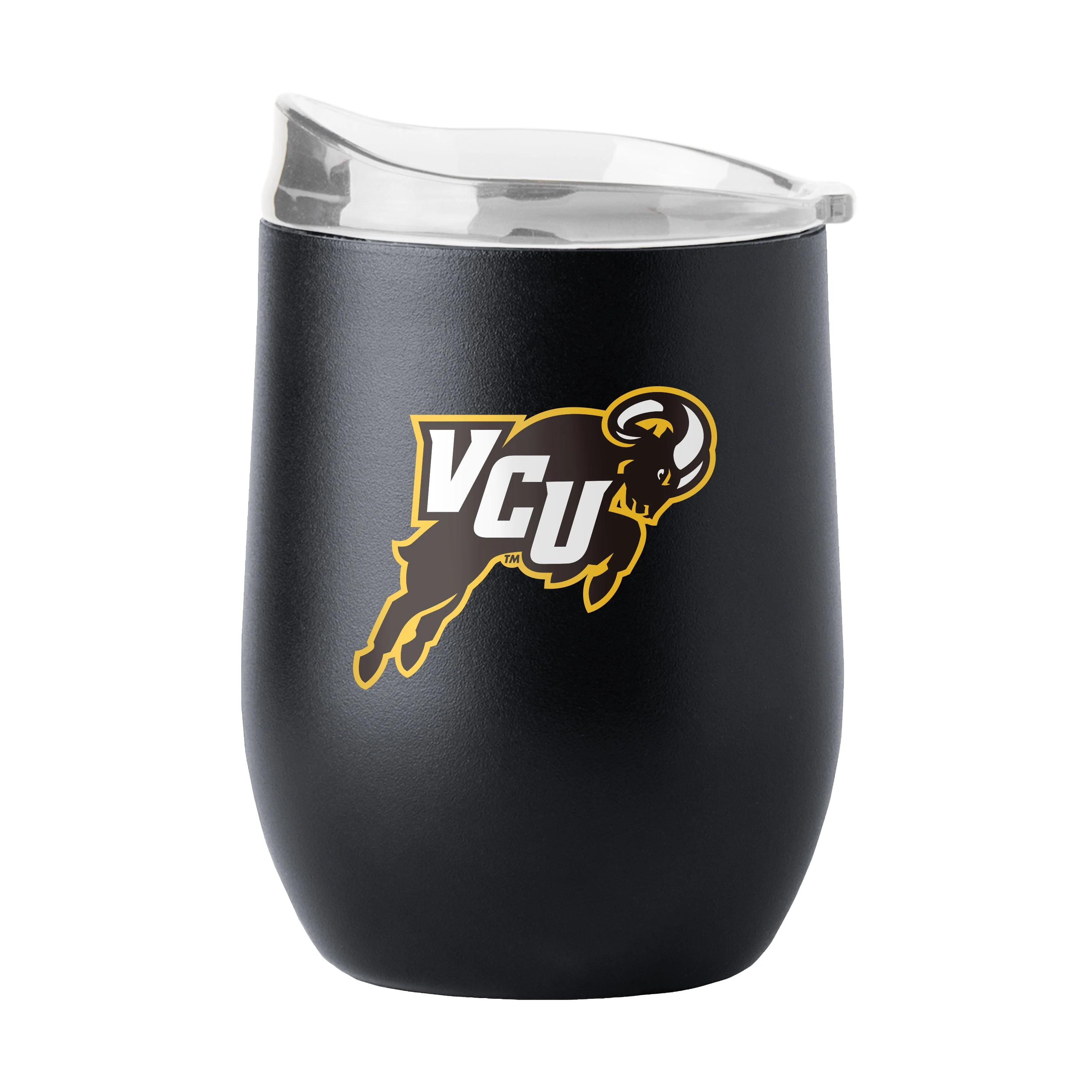 Virginia Commonwealth 16oz Flipside Powder Coat Curved Bev