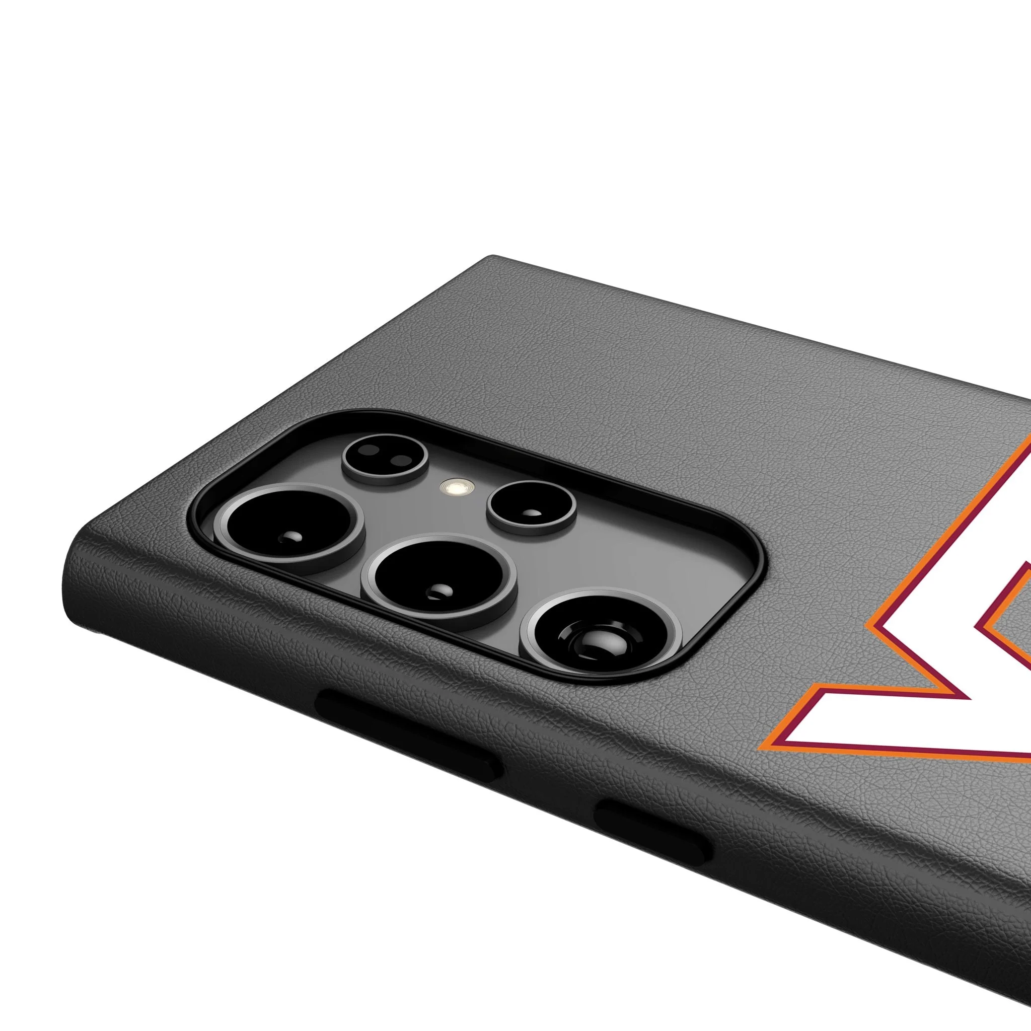 Virginia Tech Hokies Text Backdrop MagSafe Compatible Phone Case for Samsung Galaxy - Image 4
