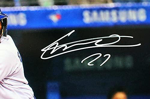 Vladimir Guerrero Jr. Signed Toronto Blue Jays 16x20 Batting Photo- JSA Auth White - Image 2