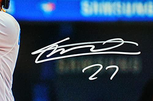 Vladimir Guerrero Jr. Signed Toronto Blue Jays 16x20 Batting Pose Photo- JSA Auth White - Image 2