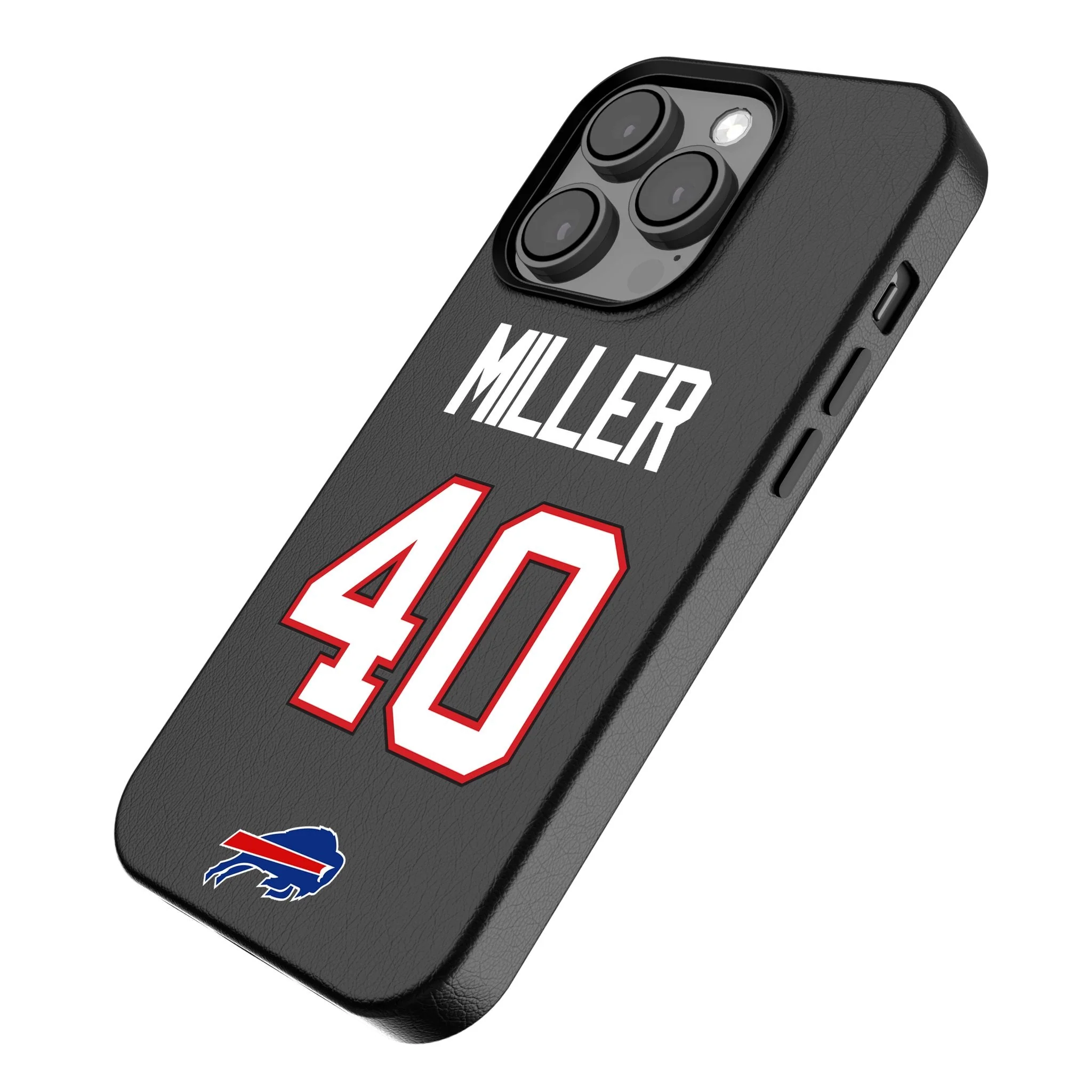 Von Miller Buffalo Bills 40 Ready MagSafe Compatible Phone Case for Apple iPhone - Image 2