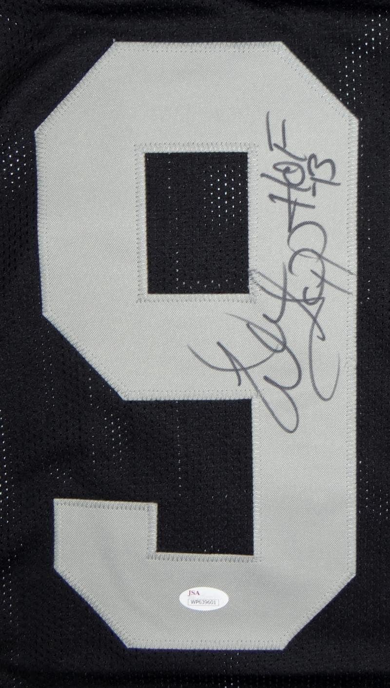 Warren Sapp Autographed Black Pro Style Jersey HOF- JSA Witness Auth *Vert HOF - Image 2