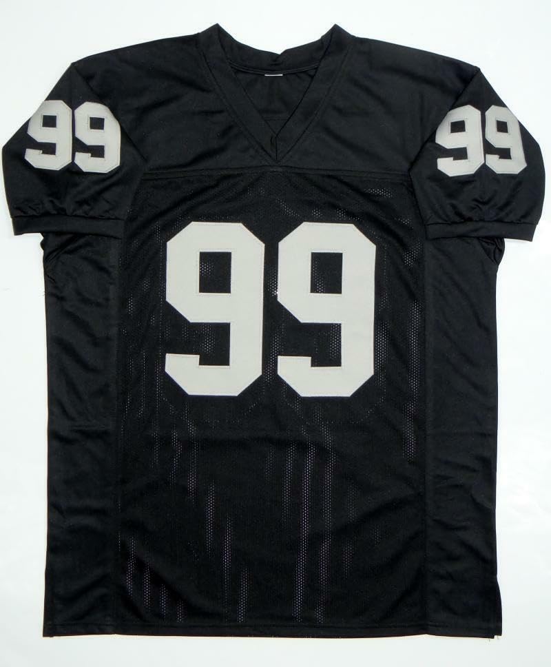 Warren Sapp Autographed Black Pro Style Jersey HOF- JSA Witness Auth *Vert HOF - Image 6