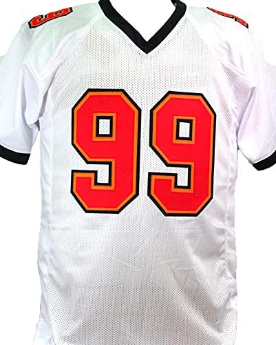Warren Sapp Autographed White Pro Style Jersey w/HOF- Beckett W Silver - Image 2