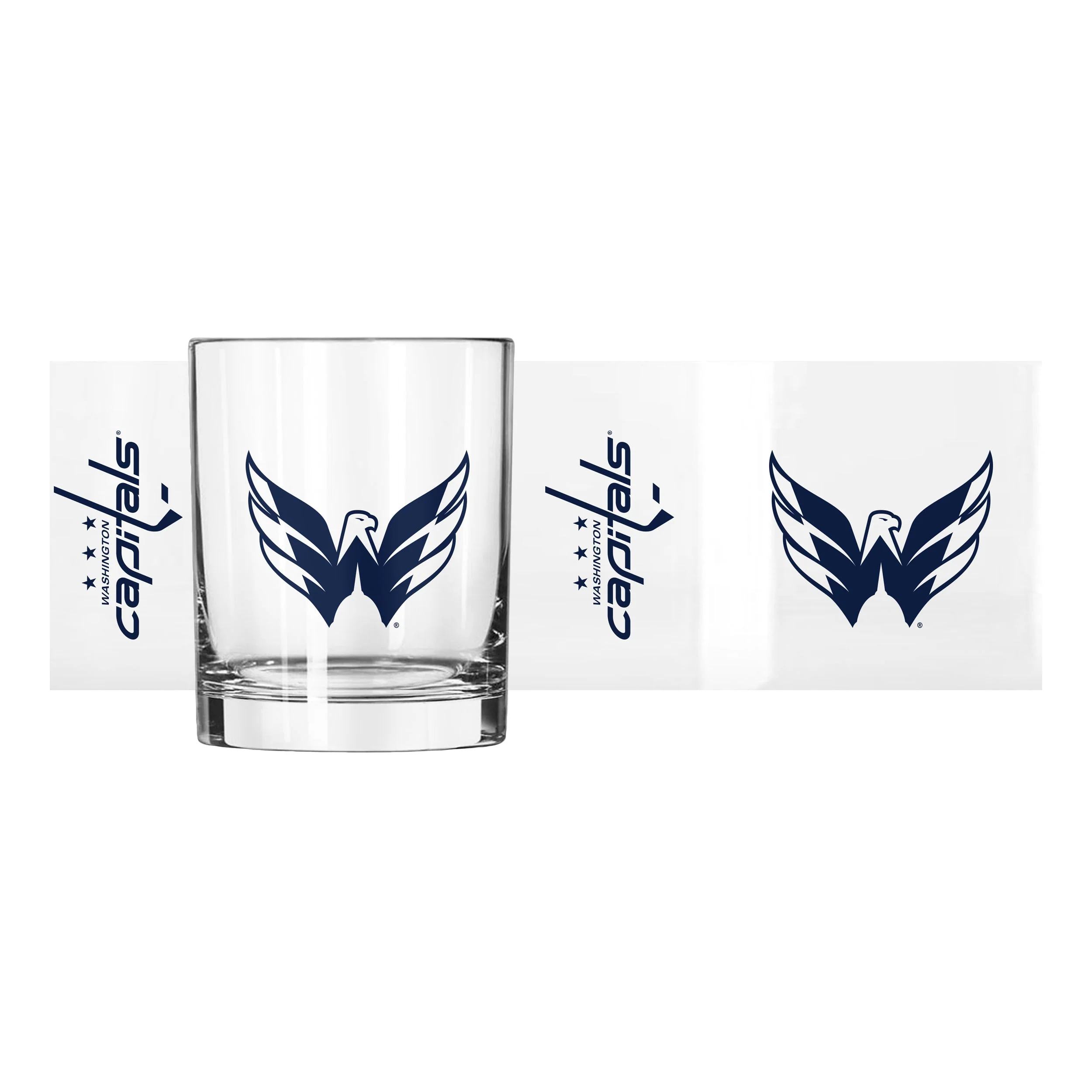 Washington Capitals 14oz Gameday Rocks Glass - Image 2